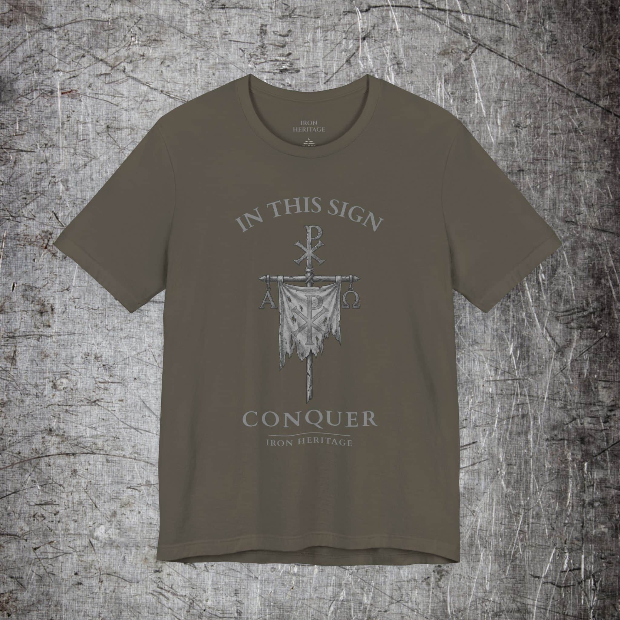 Iron Heritage T-Shirt Army / 2XL The Labarum T-Shirt