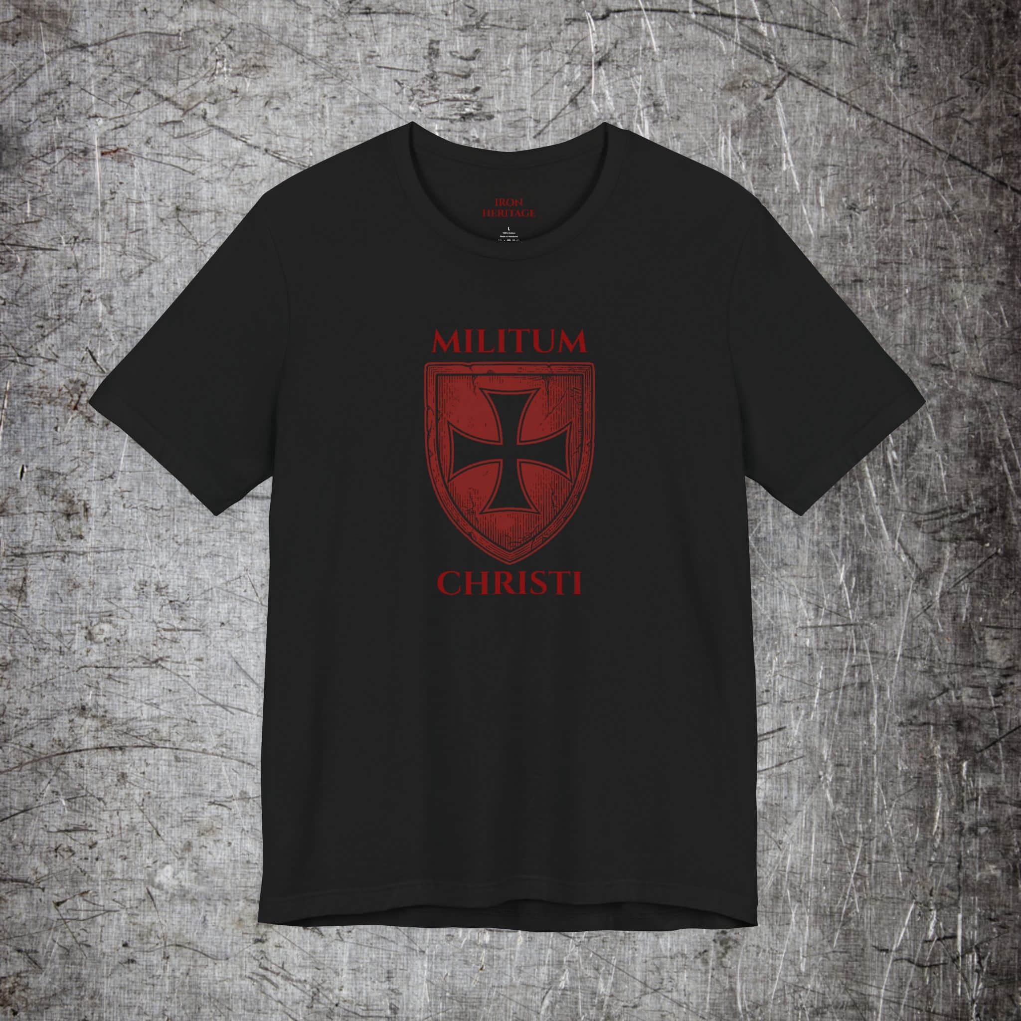 Iron Heritage T-Shirt Black / S Militum Christi T‑Shirt