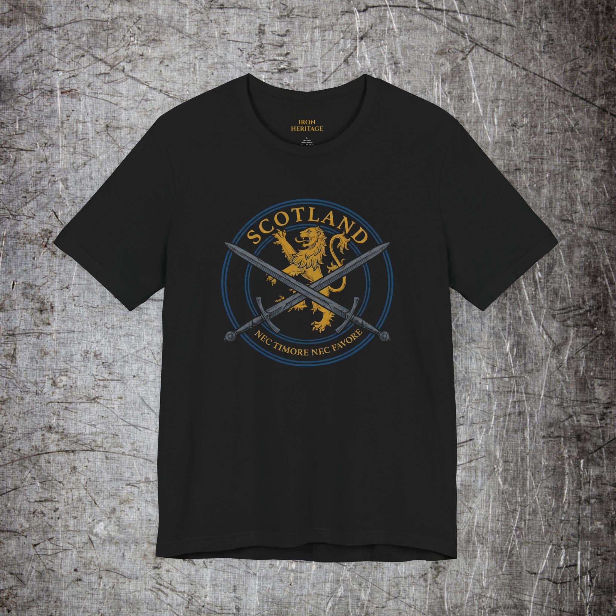 Iron Heritage T-Shirt Black / S Scotland Lion Rampant T-Shirt