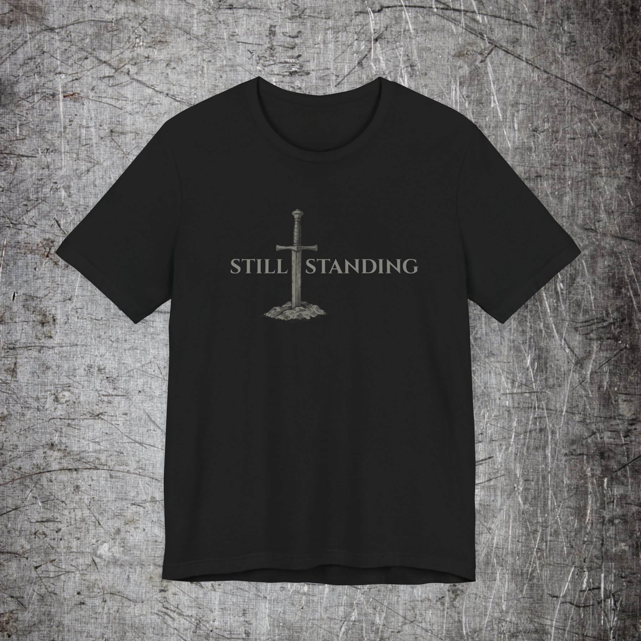 Iron Heritage T-Shirt Black / S Still Standing Sword T‑Shirt