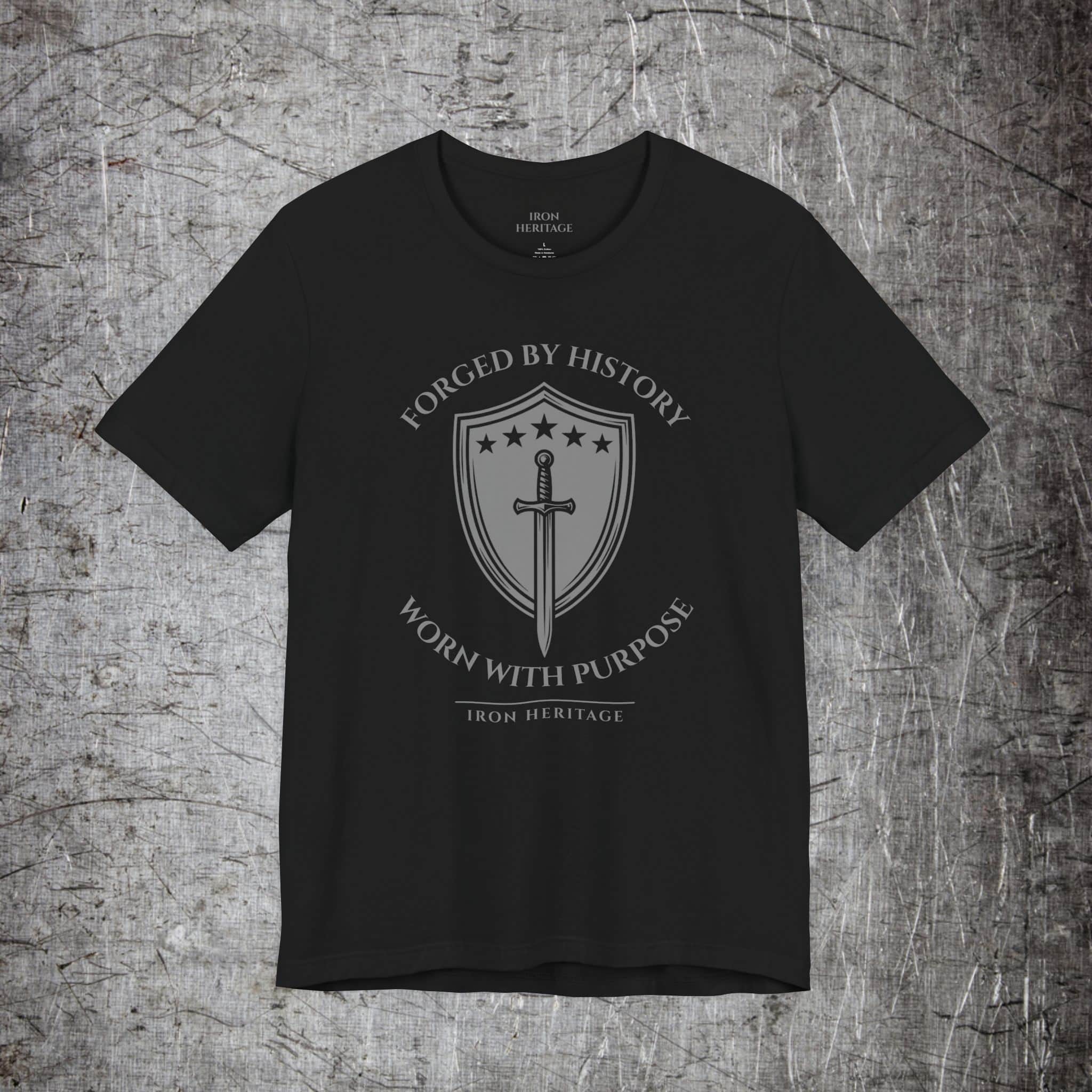 Iron Heritage T-Shirt Black / S The Foundry Seal T-Shirt