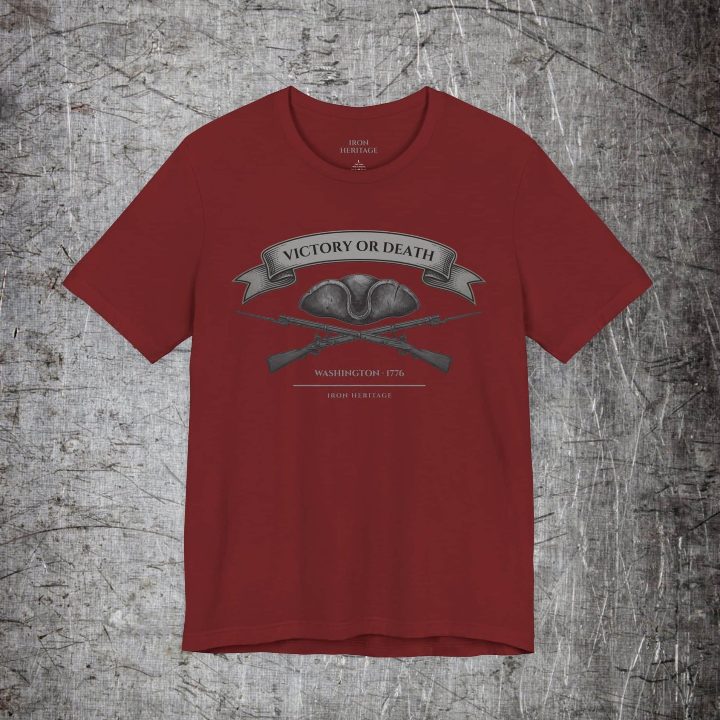 Iron Heritage T-Shirt Cardinal / S Victory or Death T-Shirt