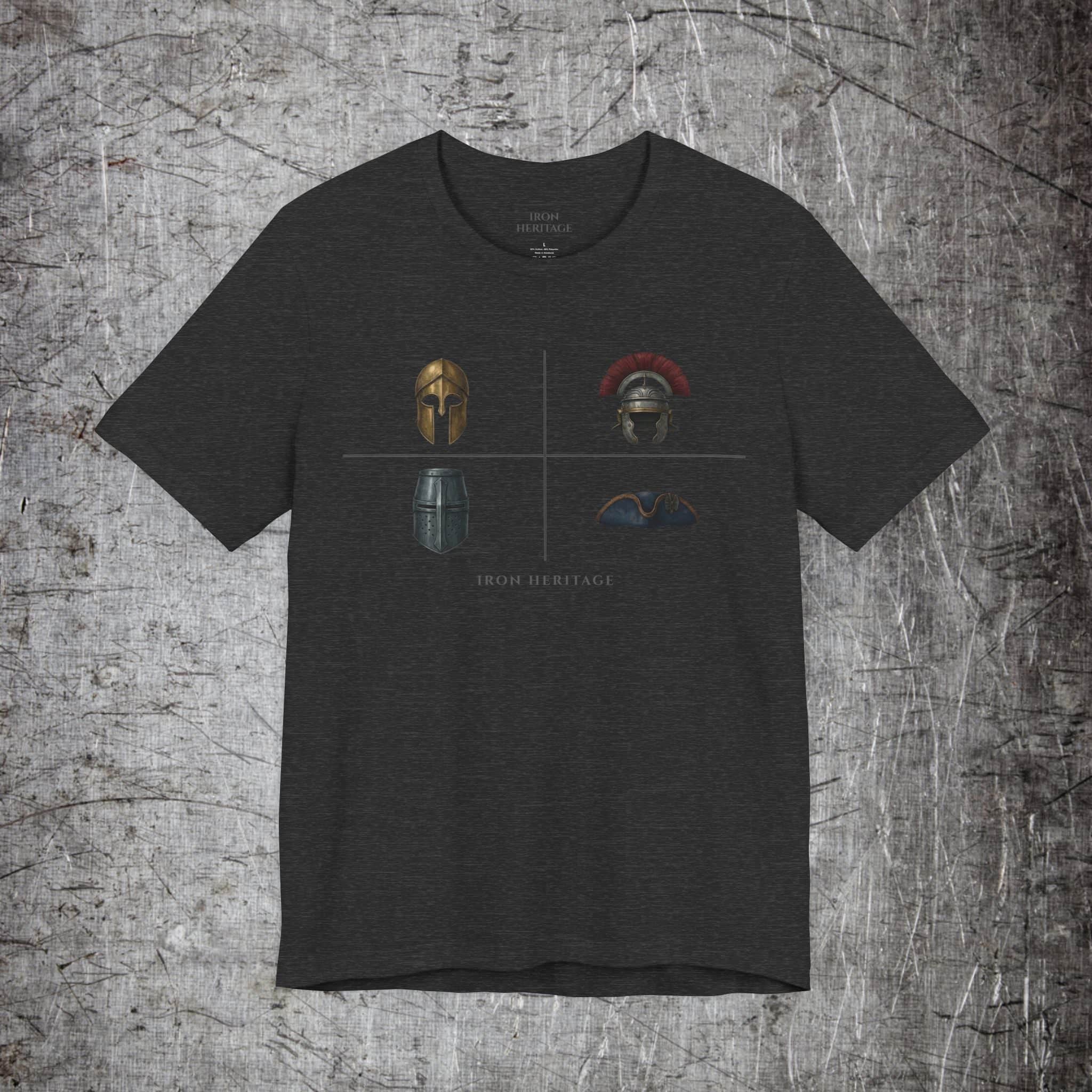 Iron Heritage T-Shirt Dark Grey Heather / S Heritage Grid T-Shirt