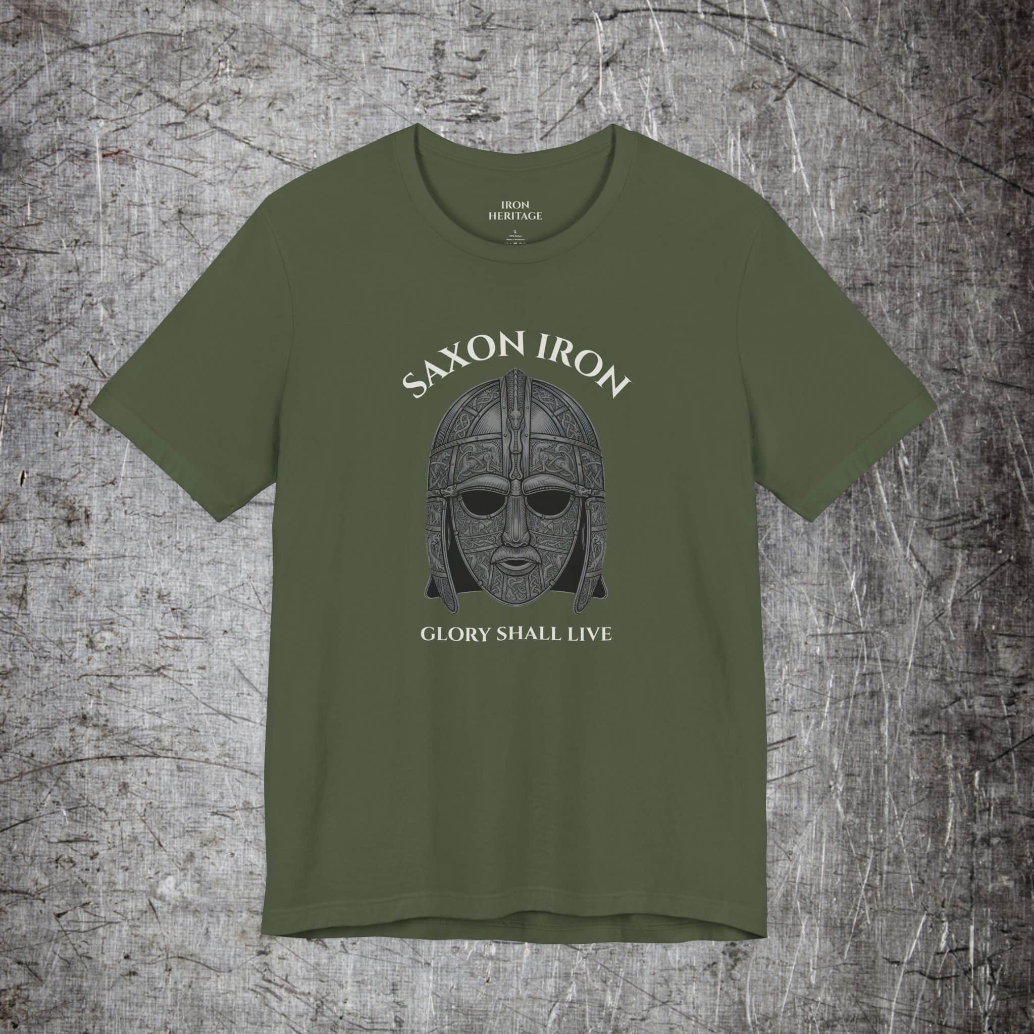 Iron Heritage T-Shirt Military Green / S Saxon Iron T-Shirt