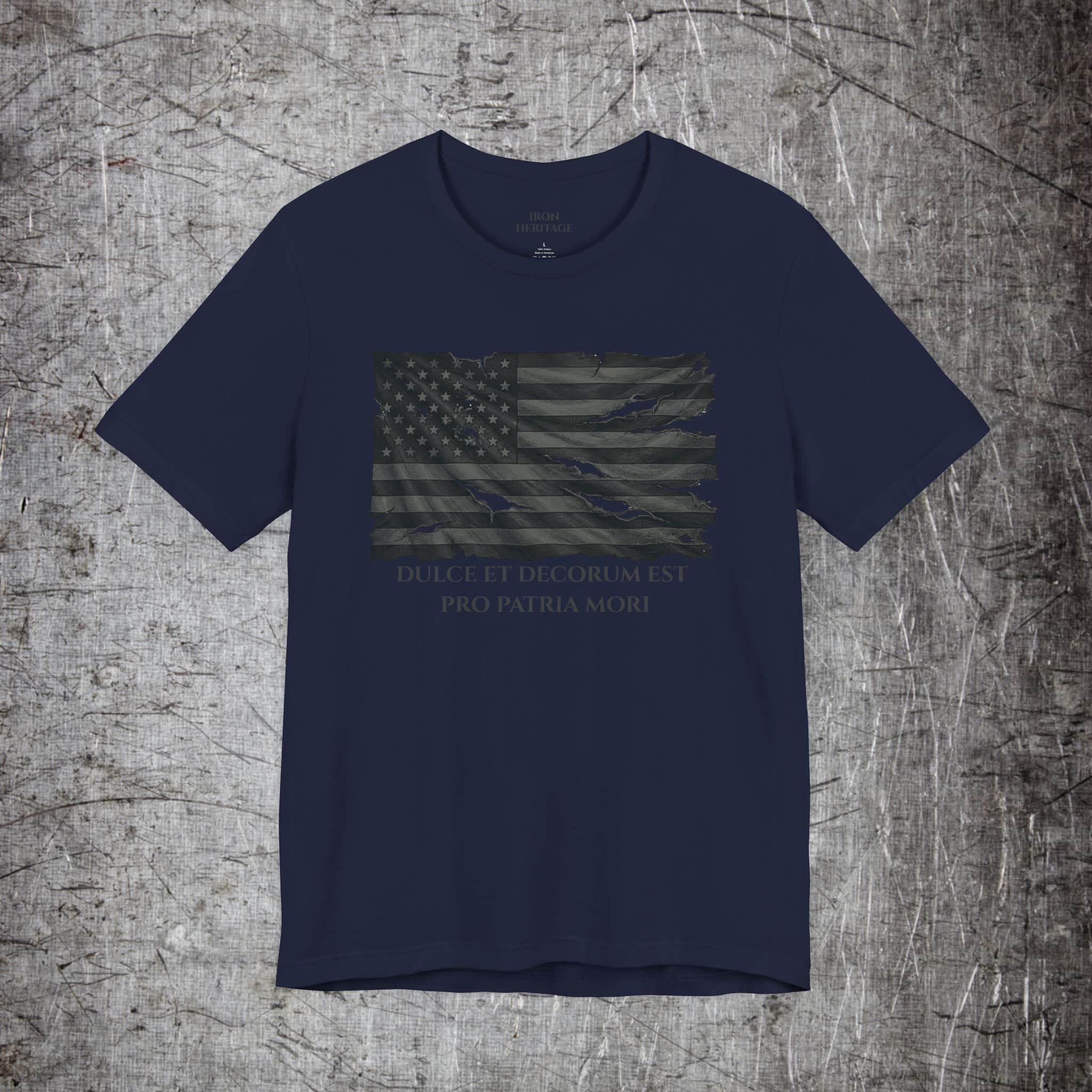 Iron Heritage T-Shirt Navy / S Pro Patria - Dark American Flag T-Shirt