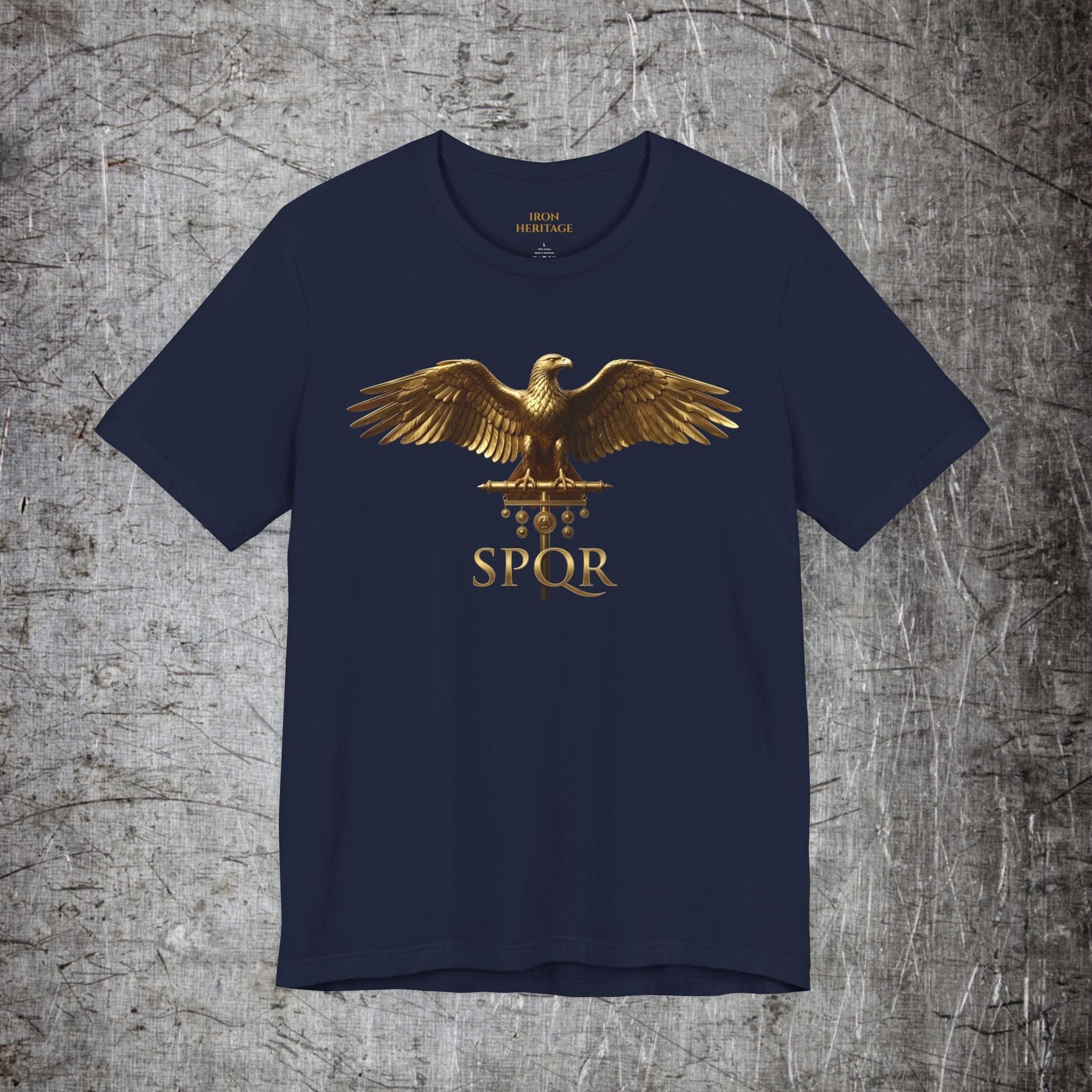 Iron Heritage T-Shirt Navy / S The Aquila T-Shirt