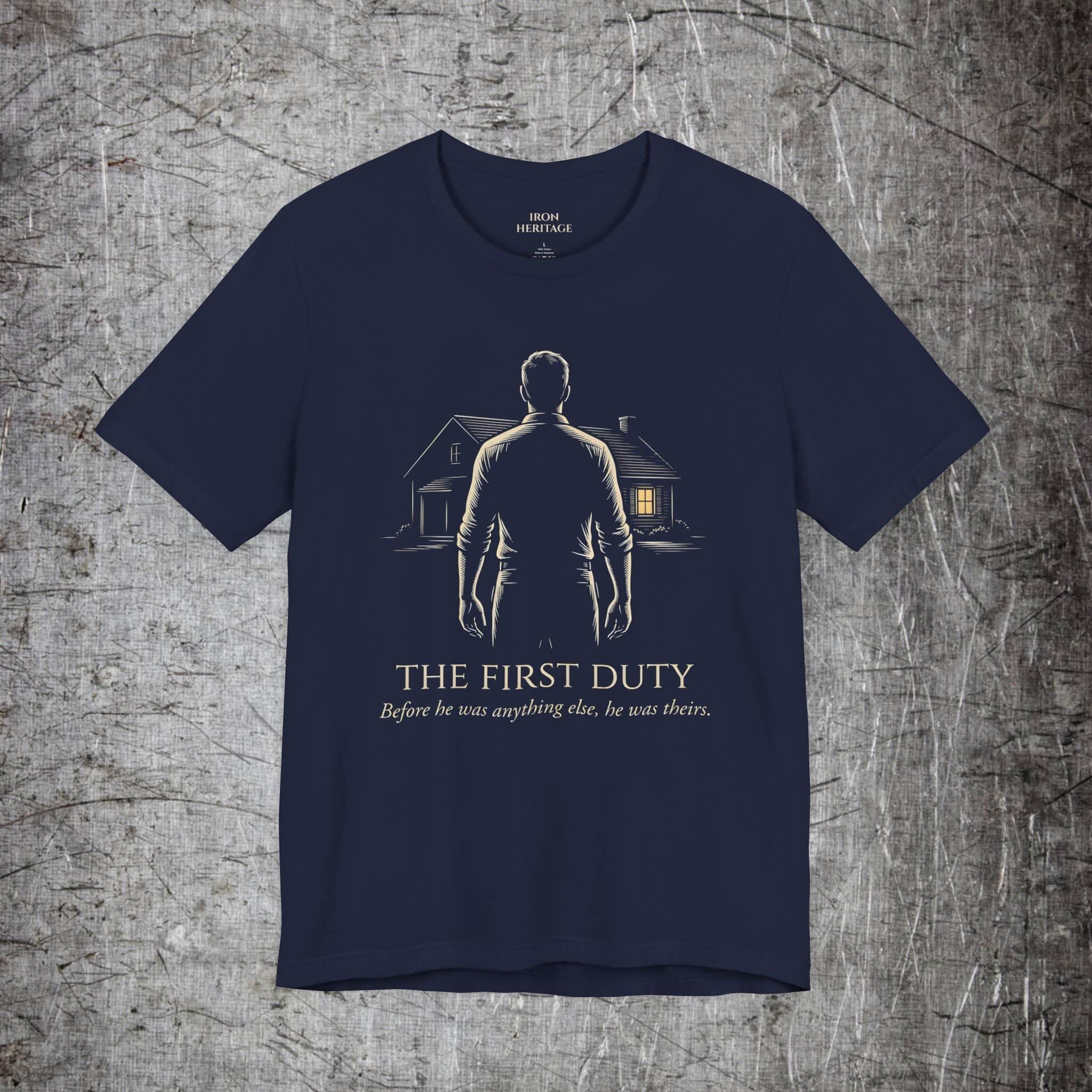 Iron Heritage T-Shirt Navy / S The First Duty T-Shirt