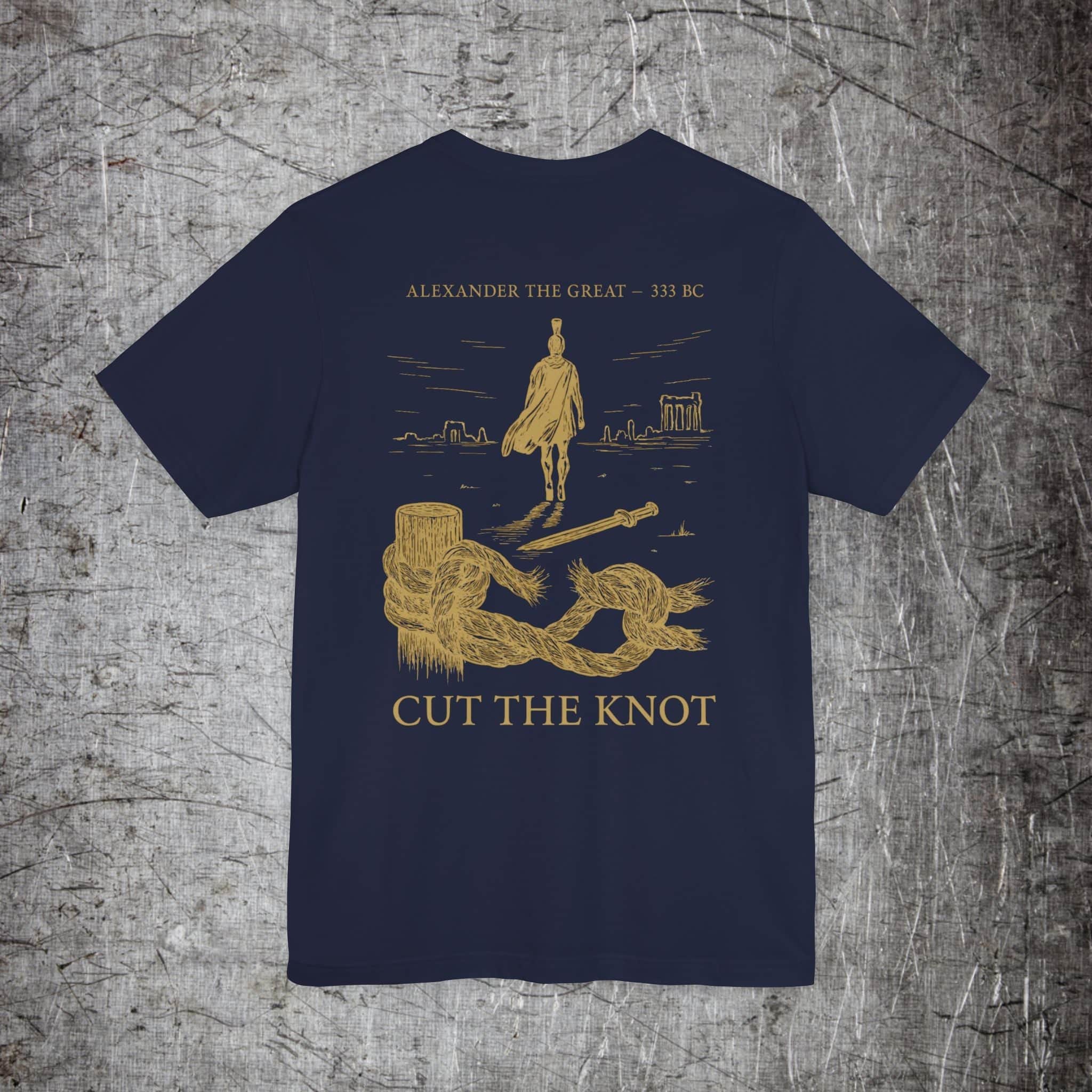Iron Heritage T-Shirt S / Navy Alexander the Great T-Shirt