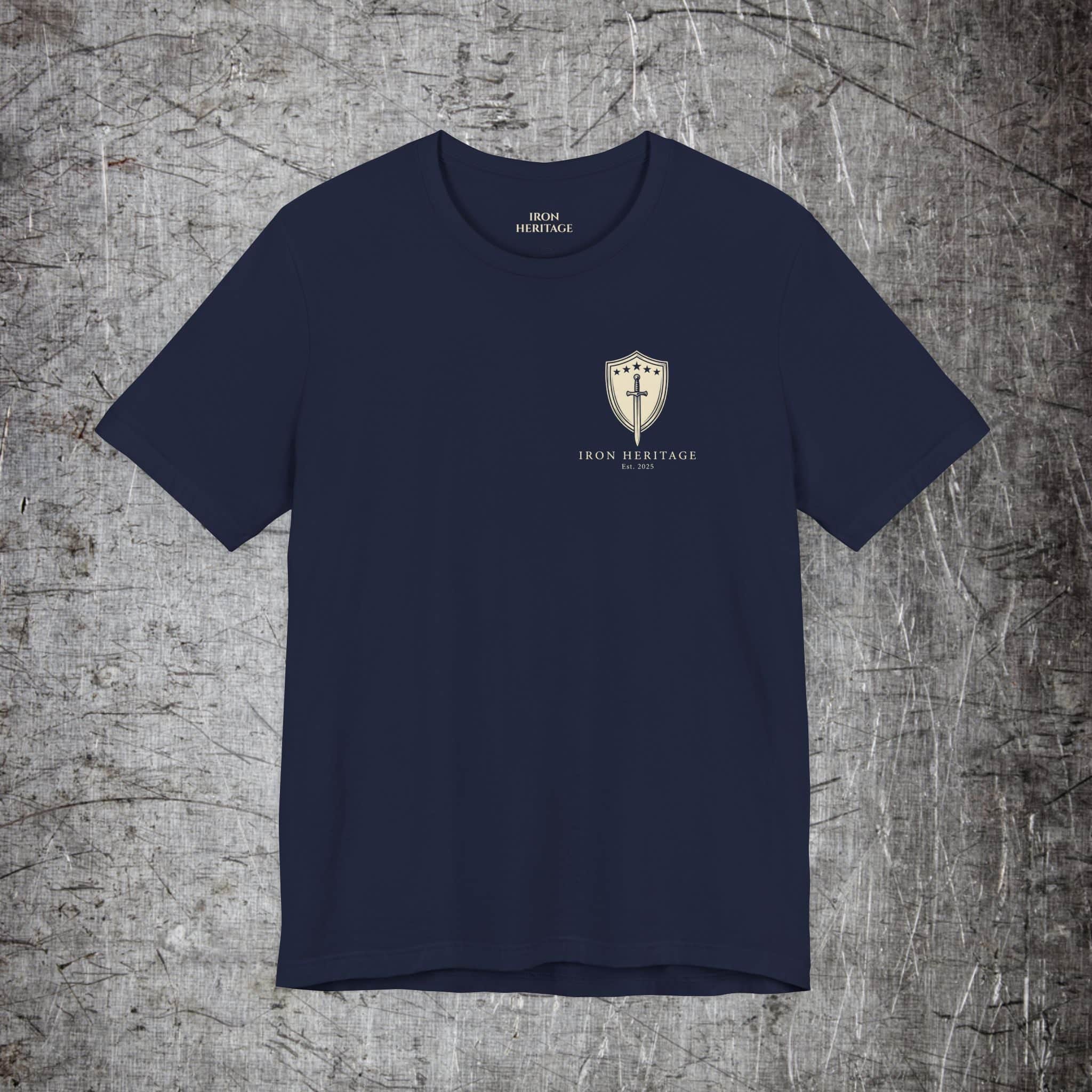 Iron Heritage T-Shirt S / Navy The Foundry Mark T-Shirt