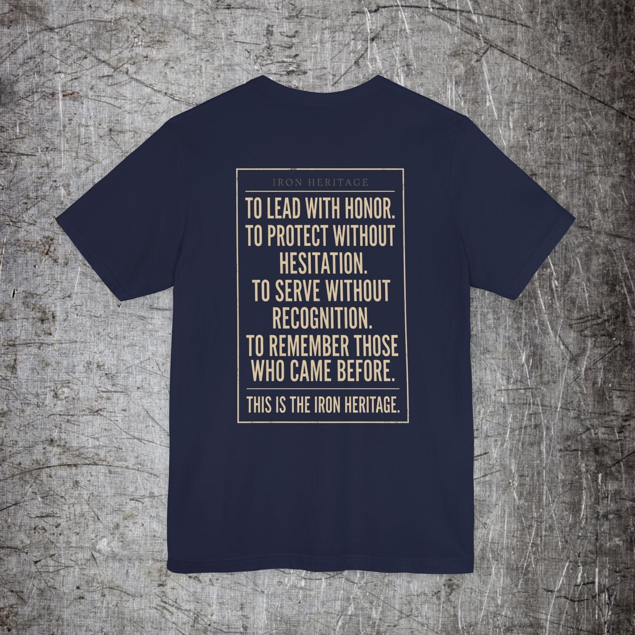 Iron Heritage T-Shirt S / Navy The Oath T-Shirt
