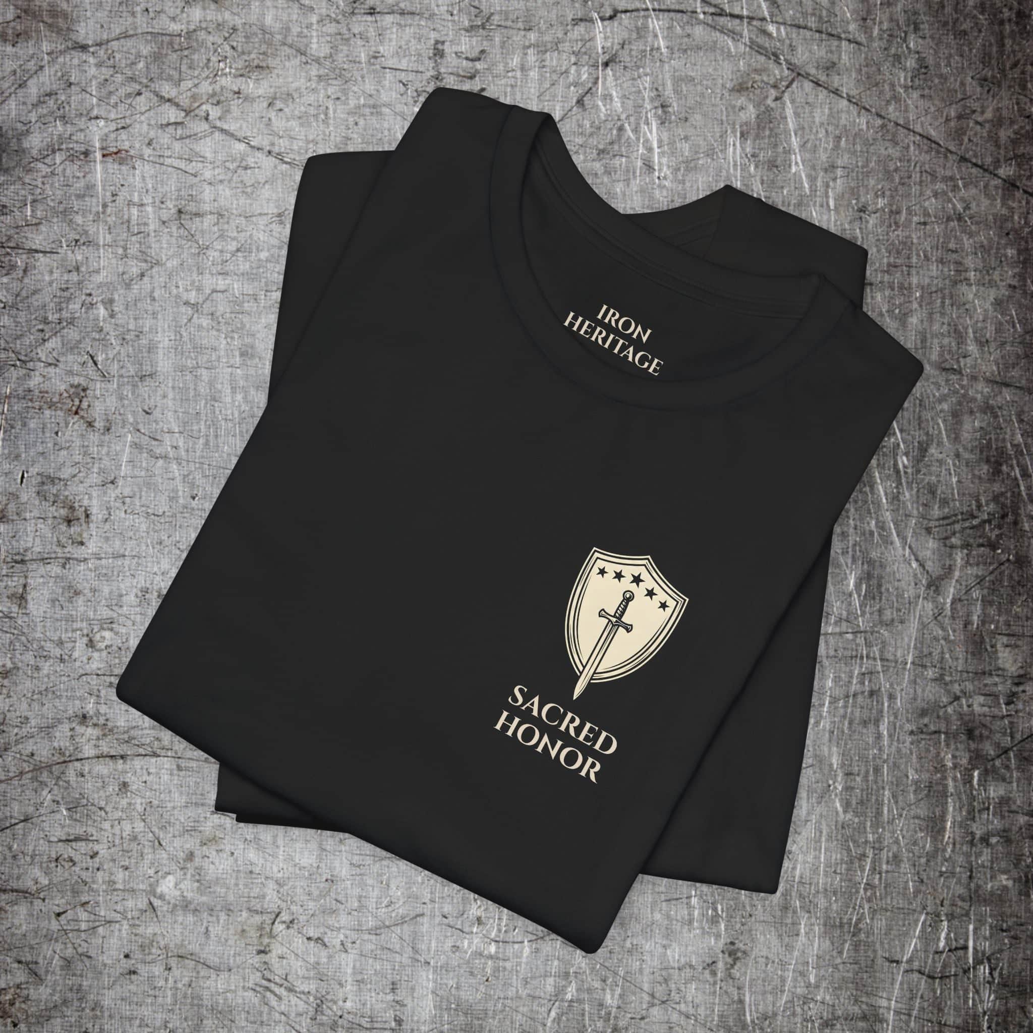 Iron Heritage T-Shirt Sacred Honor T‑Shirt