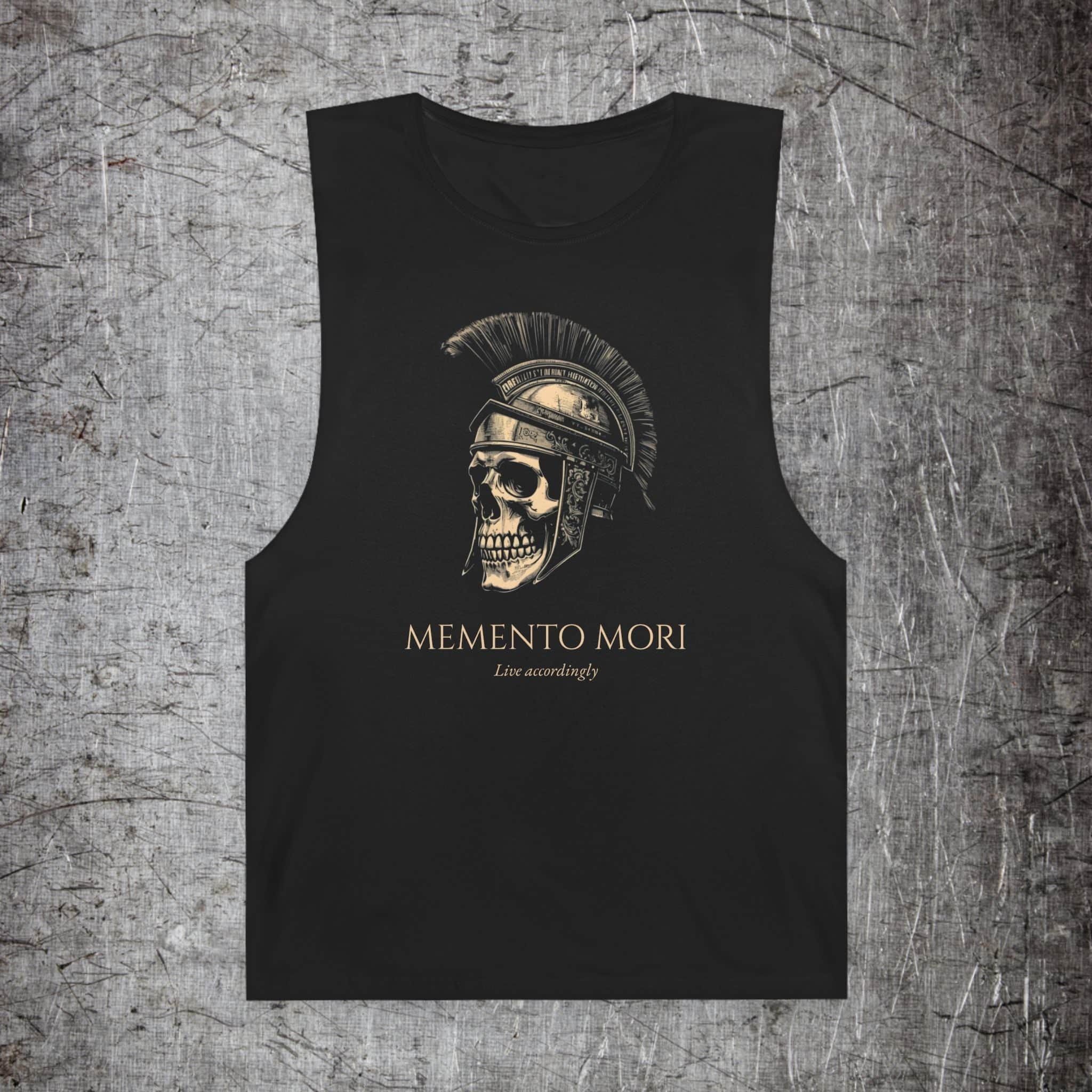 Iron Heritage Tank Top Black / XS MEMENTO MORI — Live Accordingly Tank
