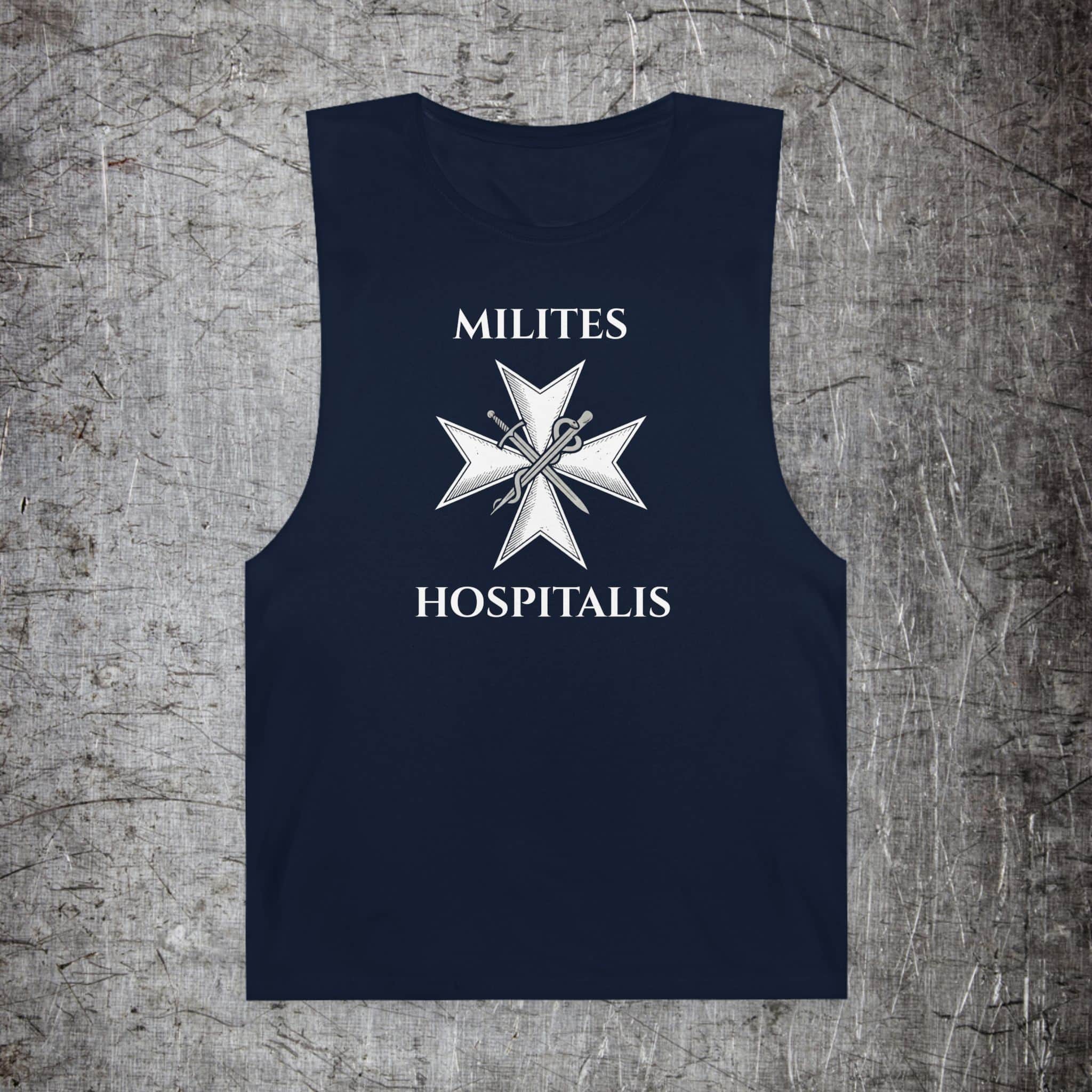 Iron Heritage Tank Top Navy / XS Knights Hospitaller Tank