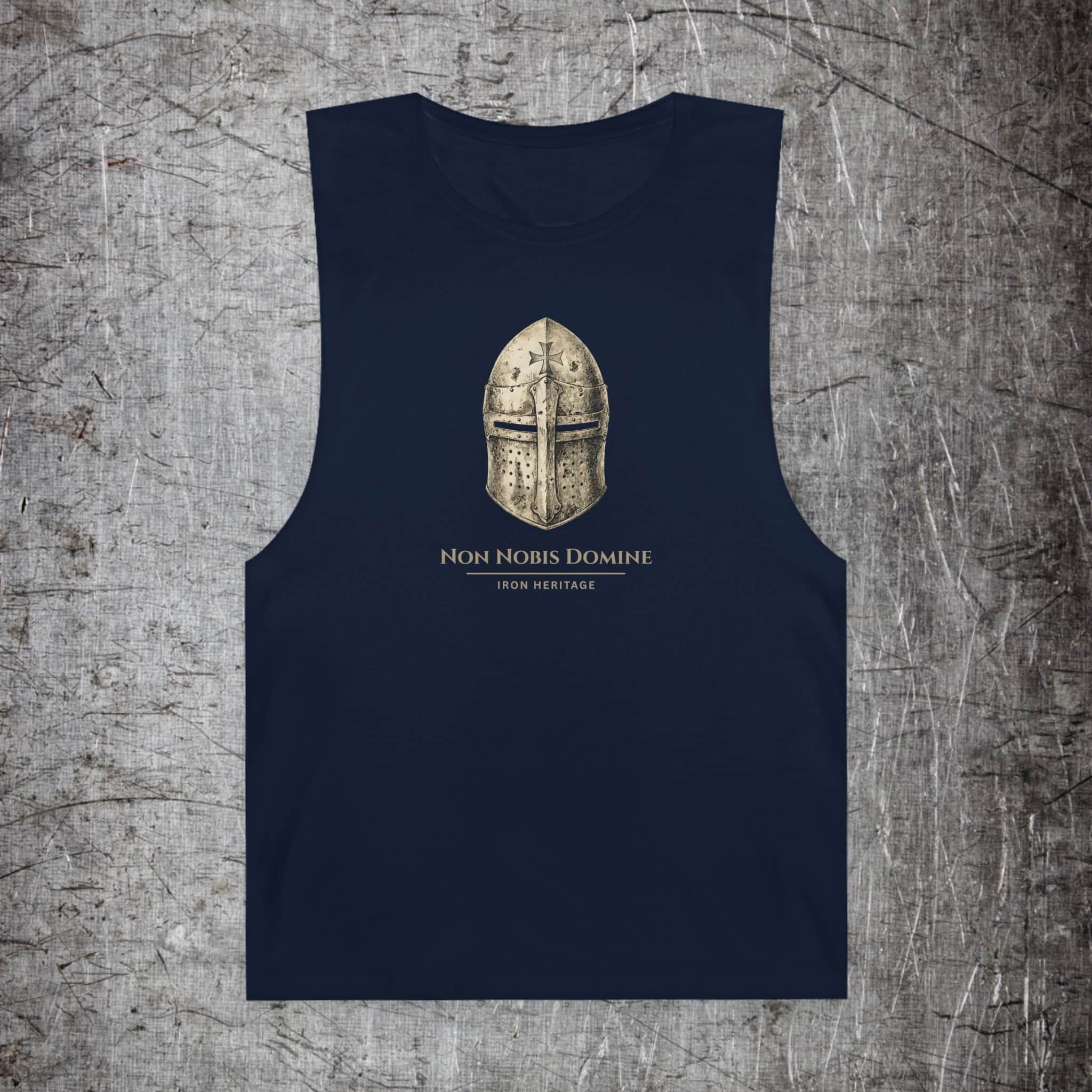 Iron Heritage Tank Top Navy / XS The Last Templar Tank