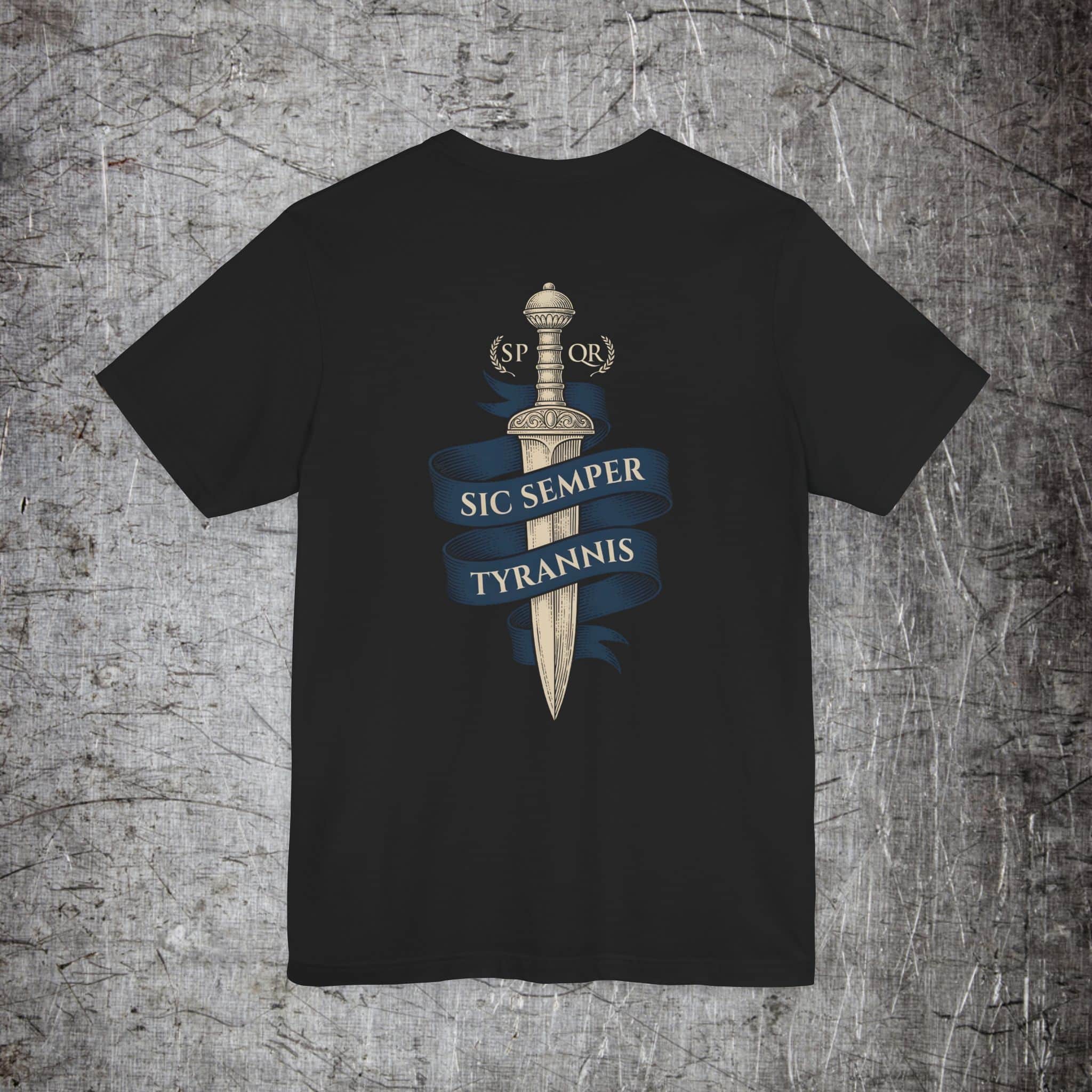 Printify T-Shirt Black / S Sic Semper T-Shirt