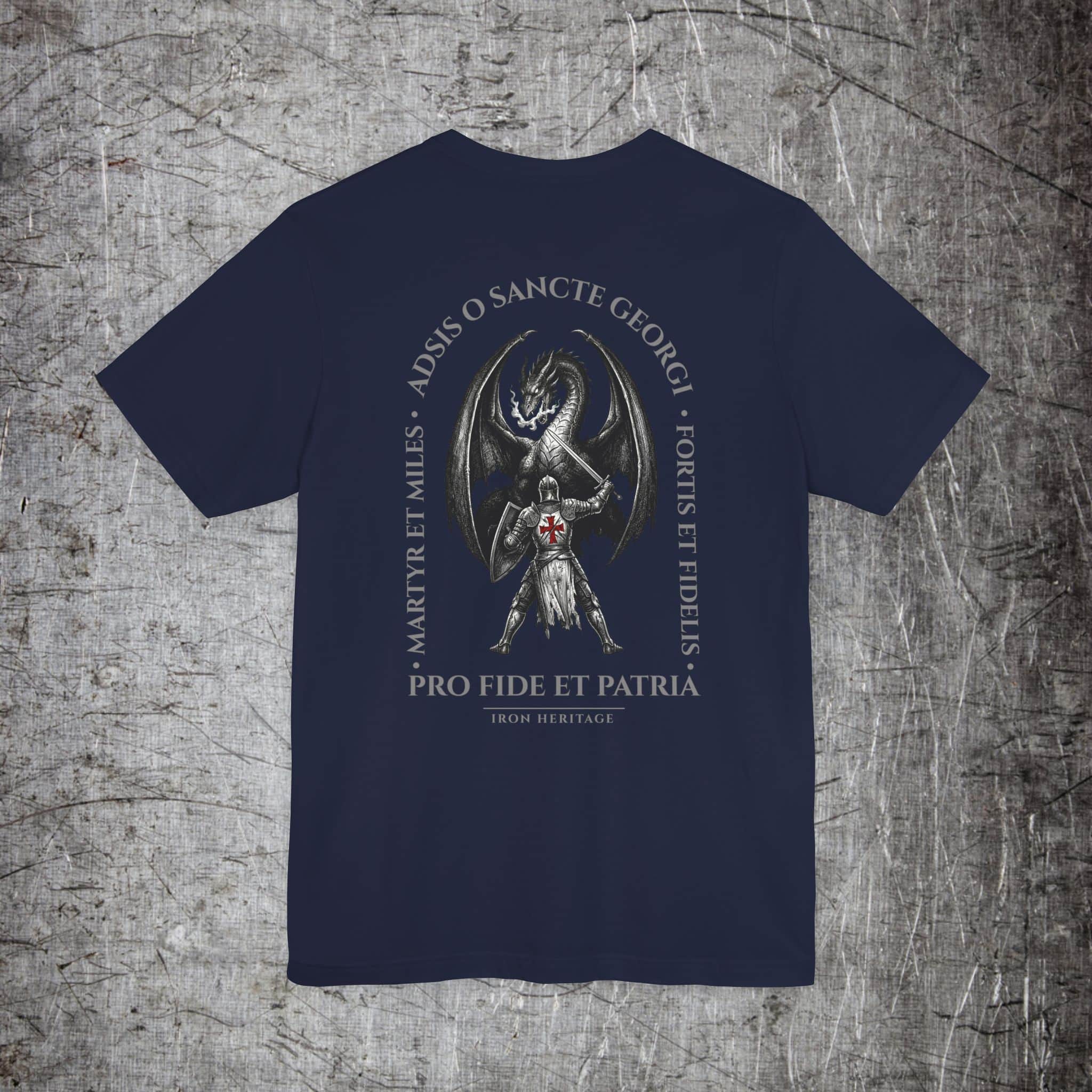 Printify T-Shirt Navy / S Saint George T‑Shirt