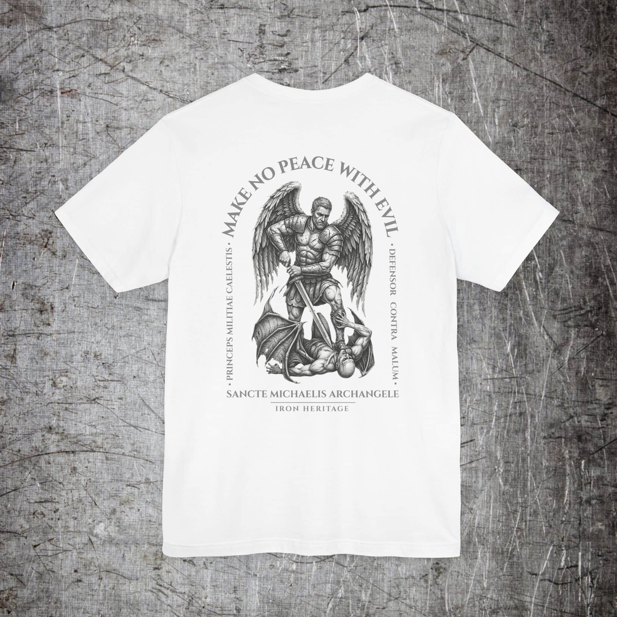 Printify T-Shirt White / S No Peace With Evil T-Shirt
