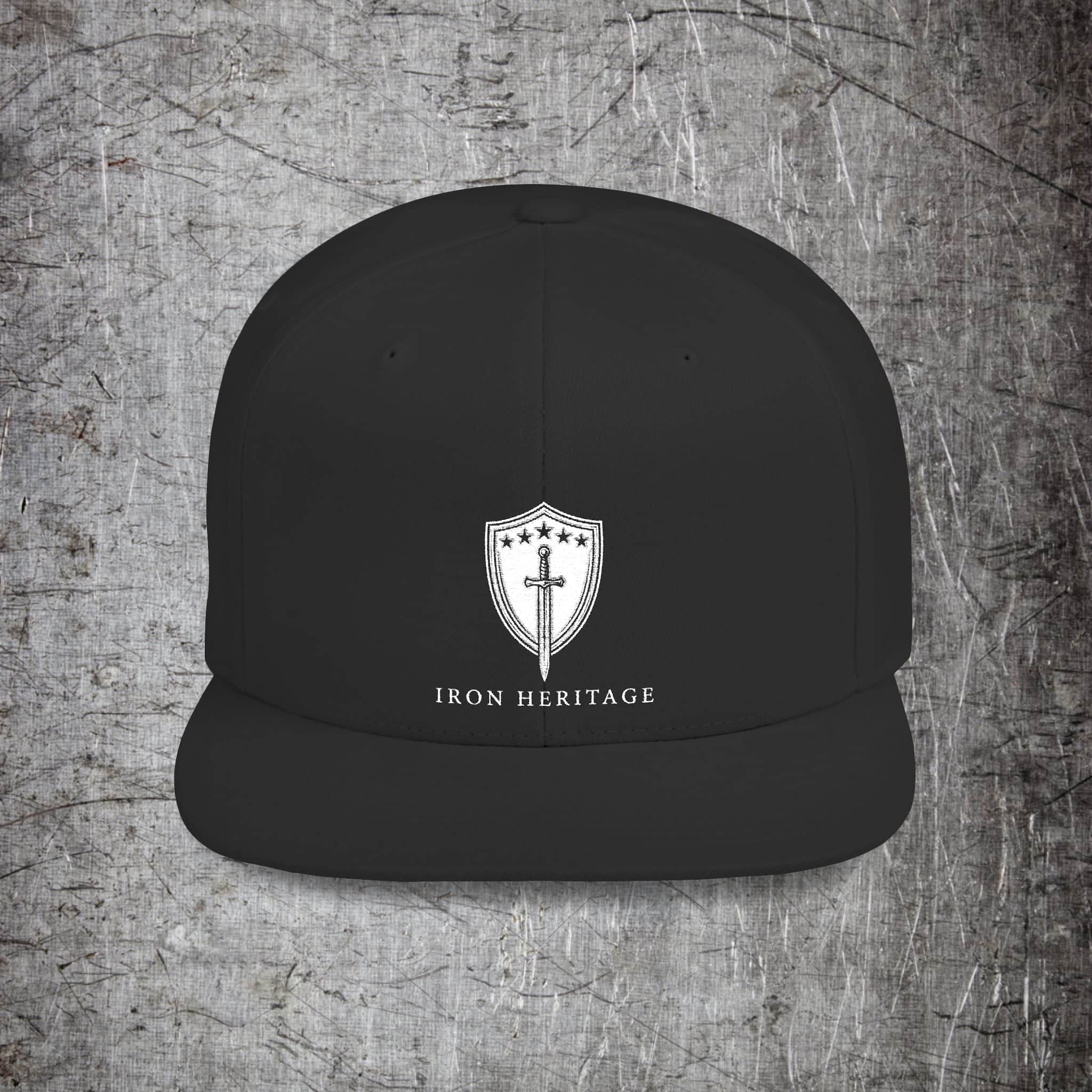 Iron Heritage Hats Black / One size Iron Heritage Snapback Hat