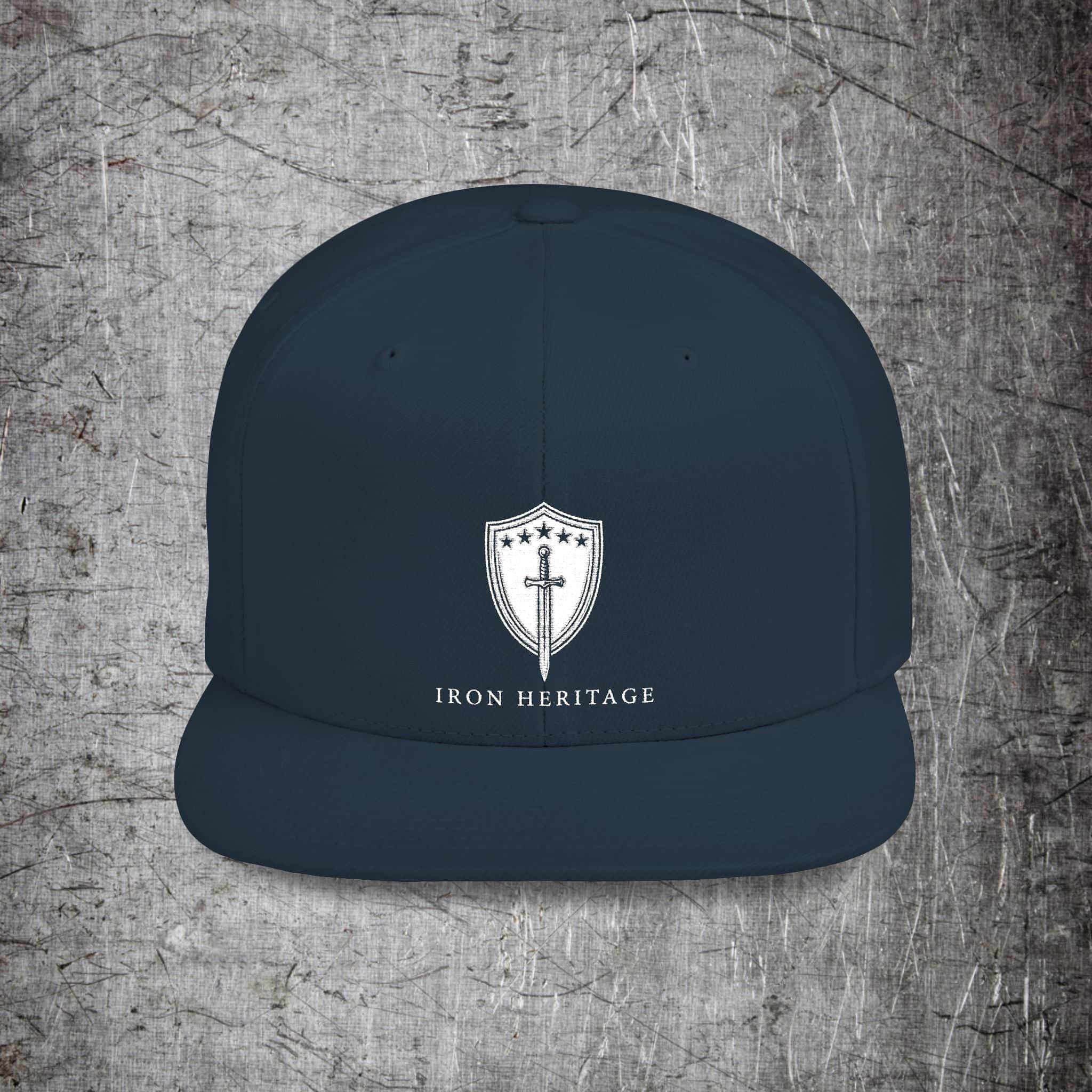 Iron Heritage Hats Navy / One size Iron Heritage Snapback Hat