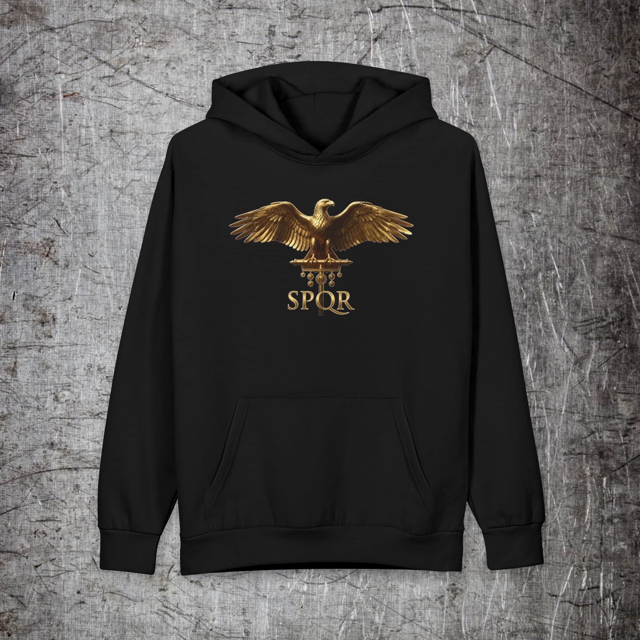 Iron Heritage Hoodie XS / Black The Aquila Hoodie