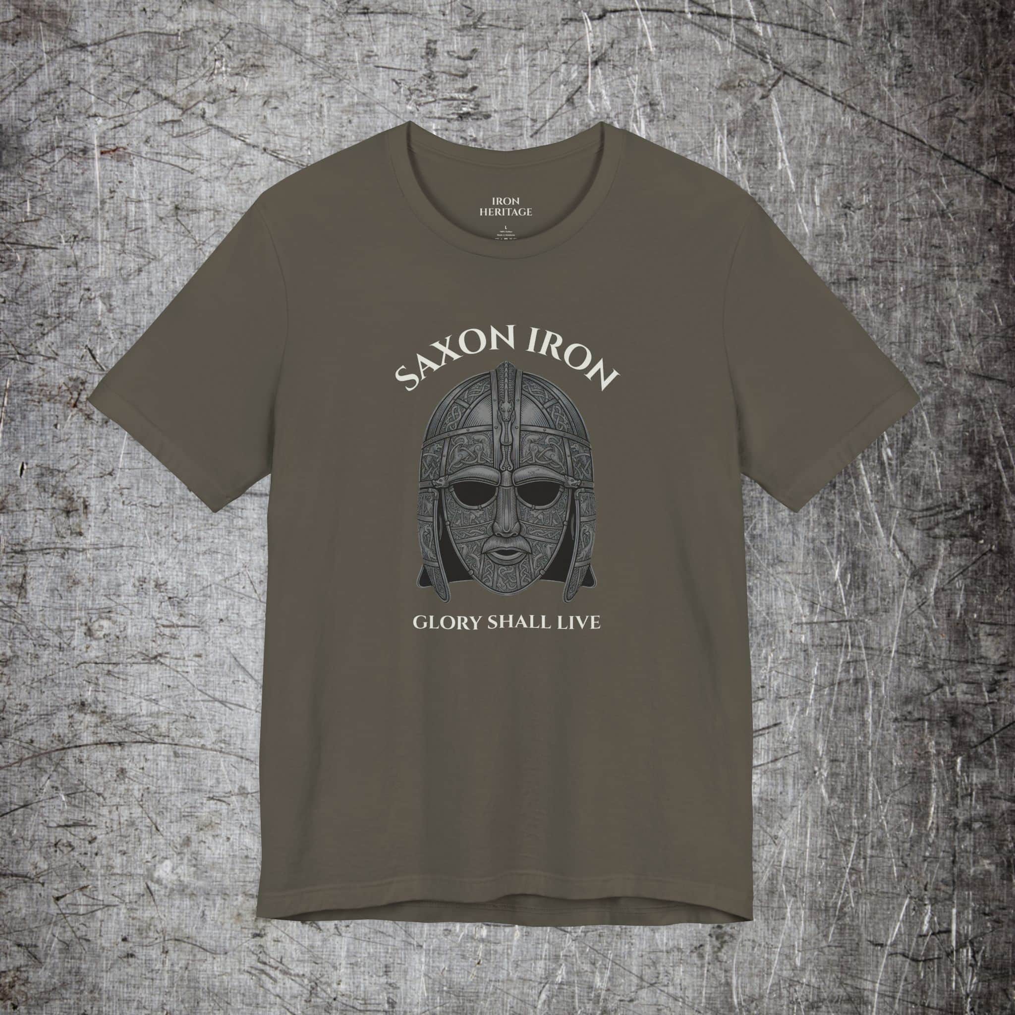 Iron Heritage T-Shirt Army / 2XL Saxon Iron T-Shirt
