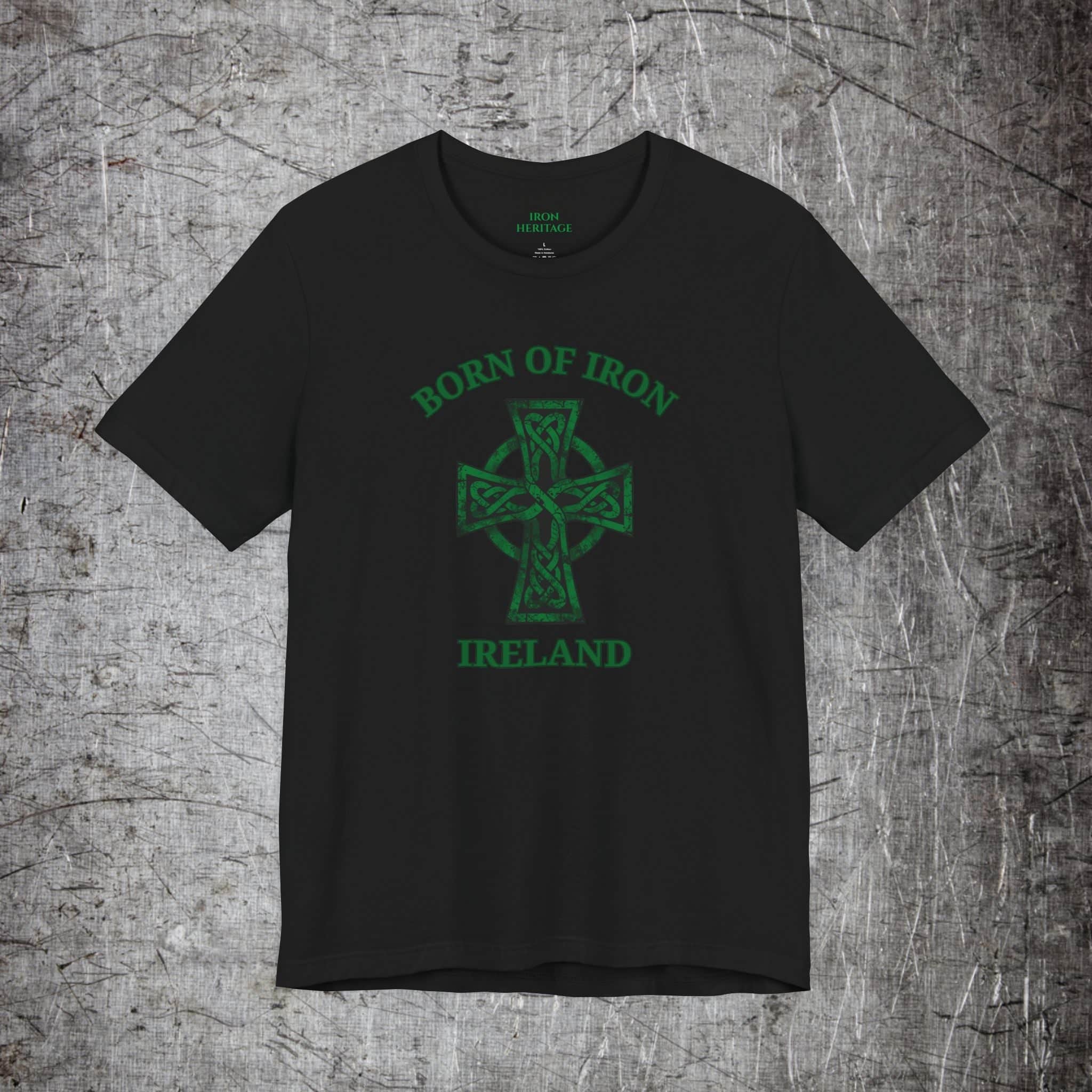 Iron Heritage T-Shirt Black / S Born of Iron & Ireland T‑Shirt