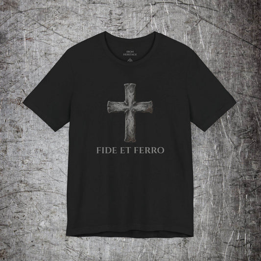 Iron Heritage T-Shirt Black / S Fide et Ferro - Faith & Iron T‑Shirt
