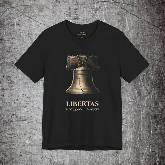 Iron Heritage T-Shirt Black / S Libertas — Liberty Bell T-Shirt