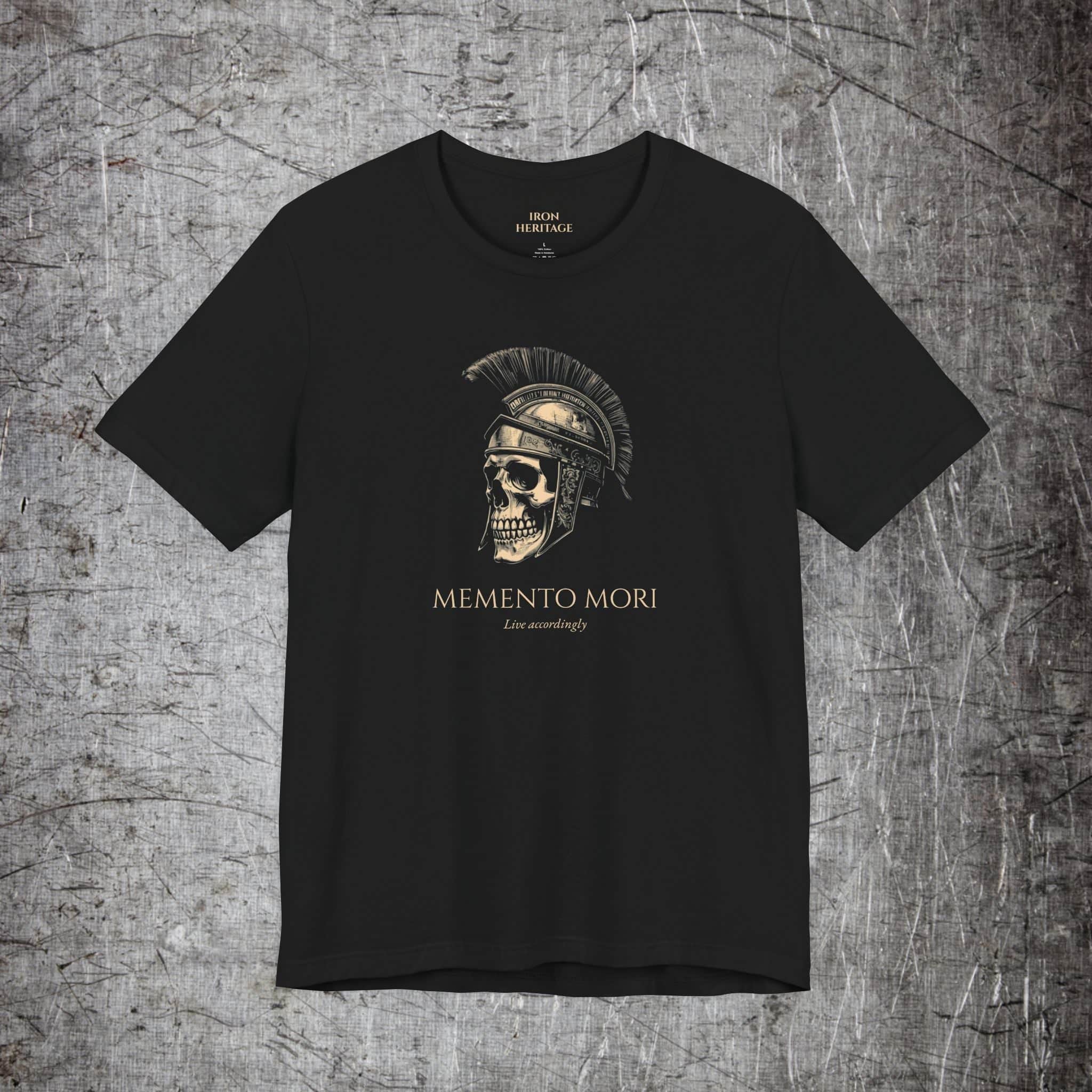 Iron Heritage T-Shirt Black / S MEMENTO MORI — Live Accordingly T-Shirt