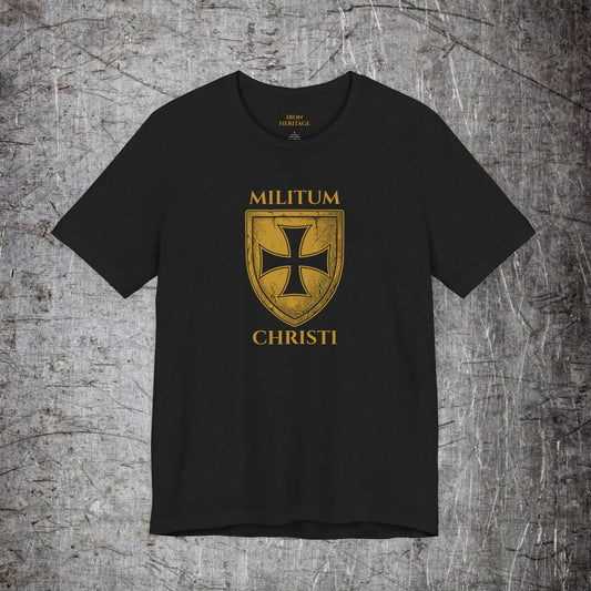 Iron Heritage T-Shirt Black / S Militum Christi - Gold Edition T-Shirt