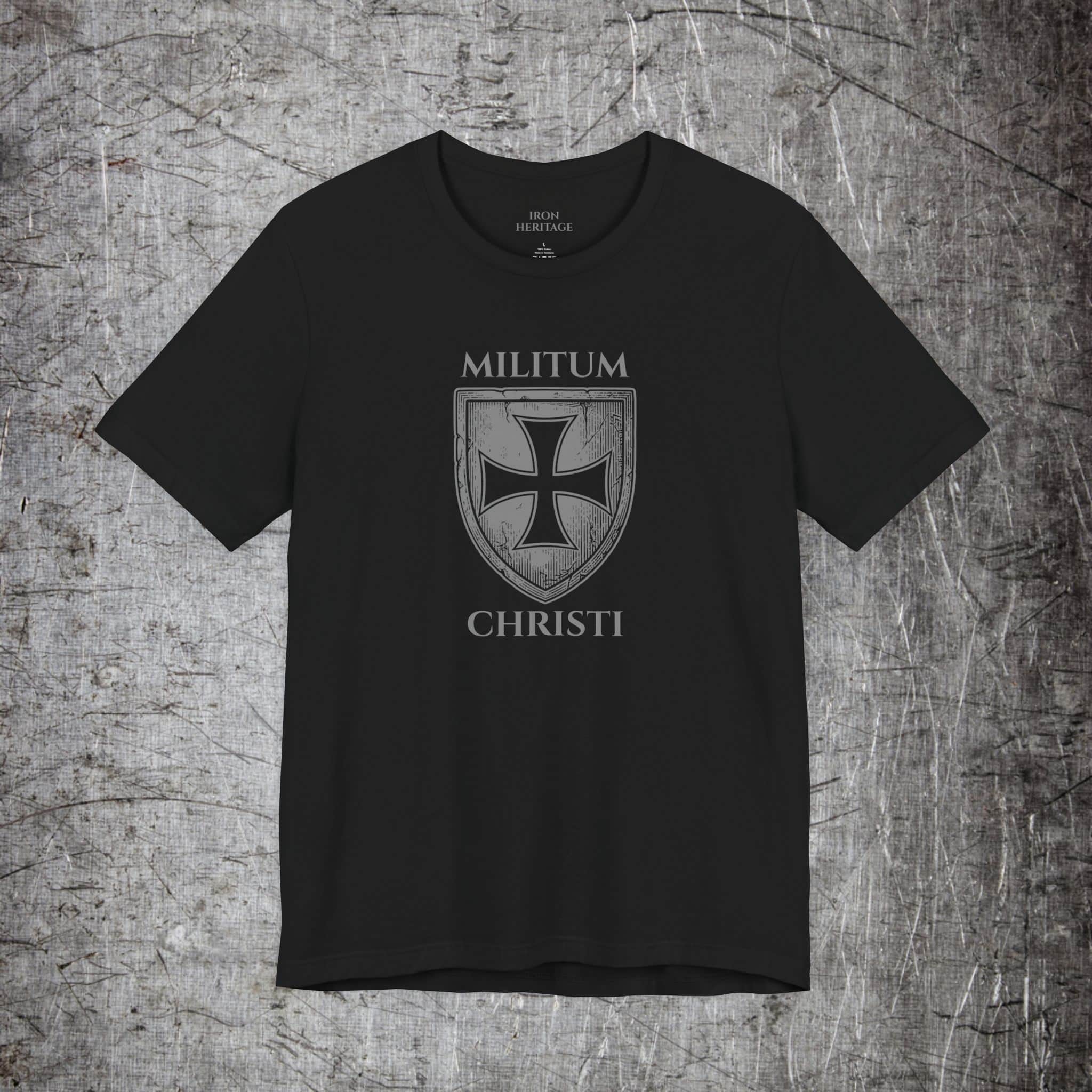 Iron Heritage T-Shirt Black / S Militum Christi - Steel Edition T-Shirt