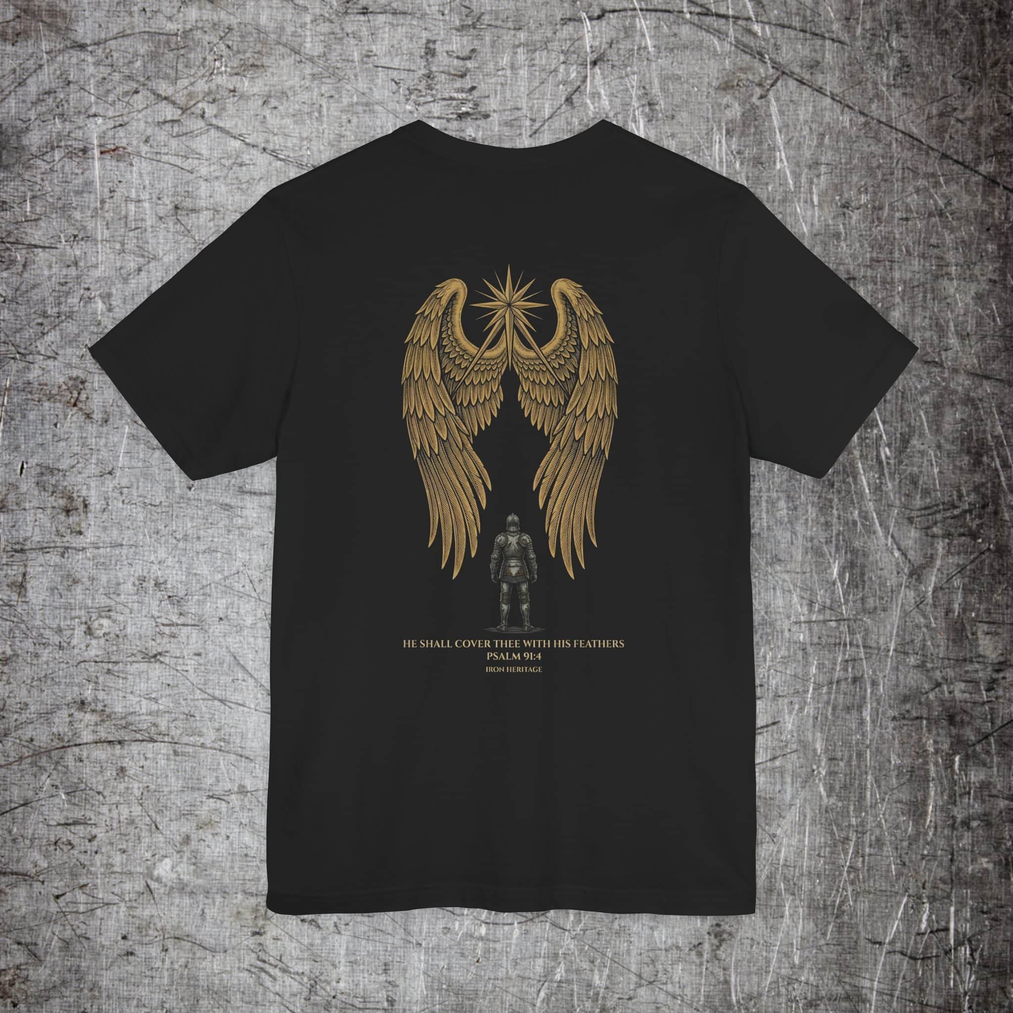 Iron Heritage T-Shirt Black / S Psalm 91 - Defender's T‑Shirt