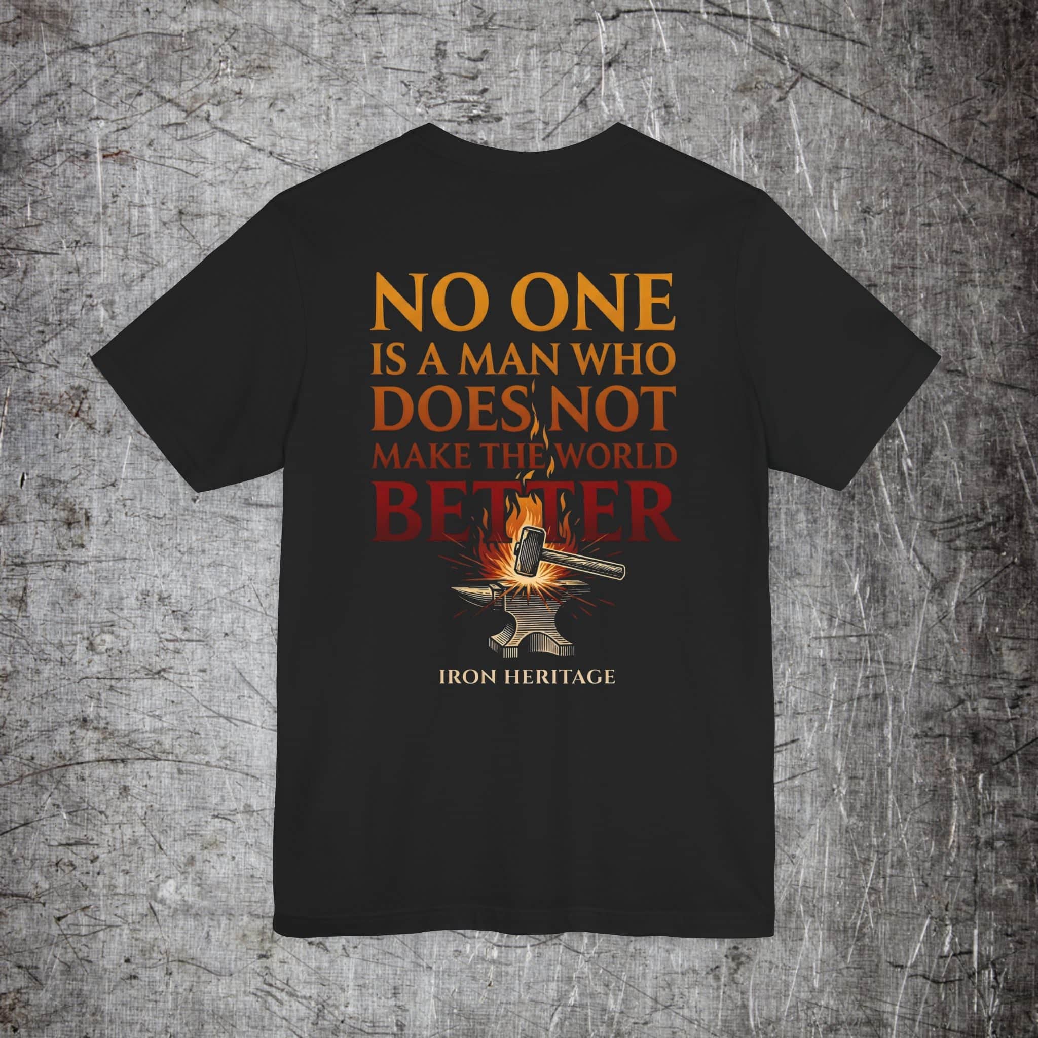 Iron Heritage T-Shirt Black / S The Forge T-Shirt