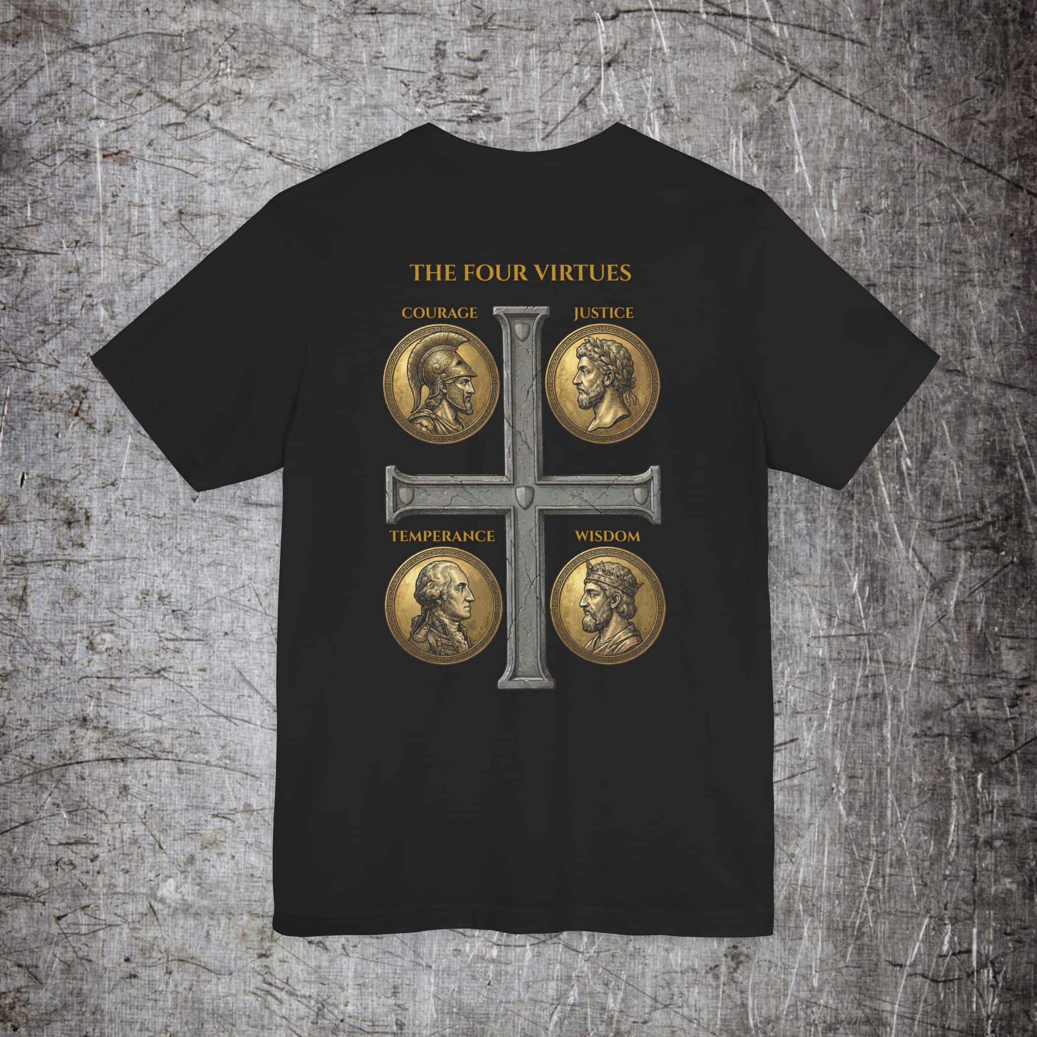 Iron Heritage T-Shirt Black / S The Four Virtues T-Shirt