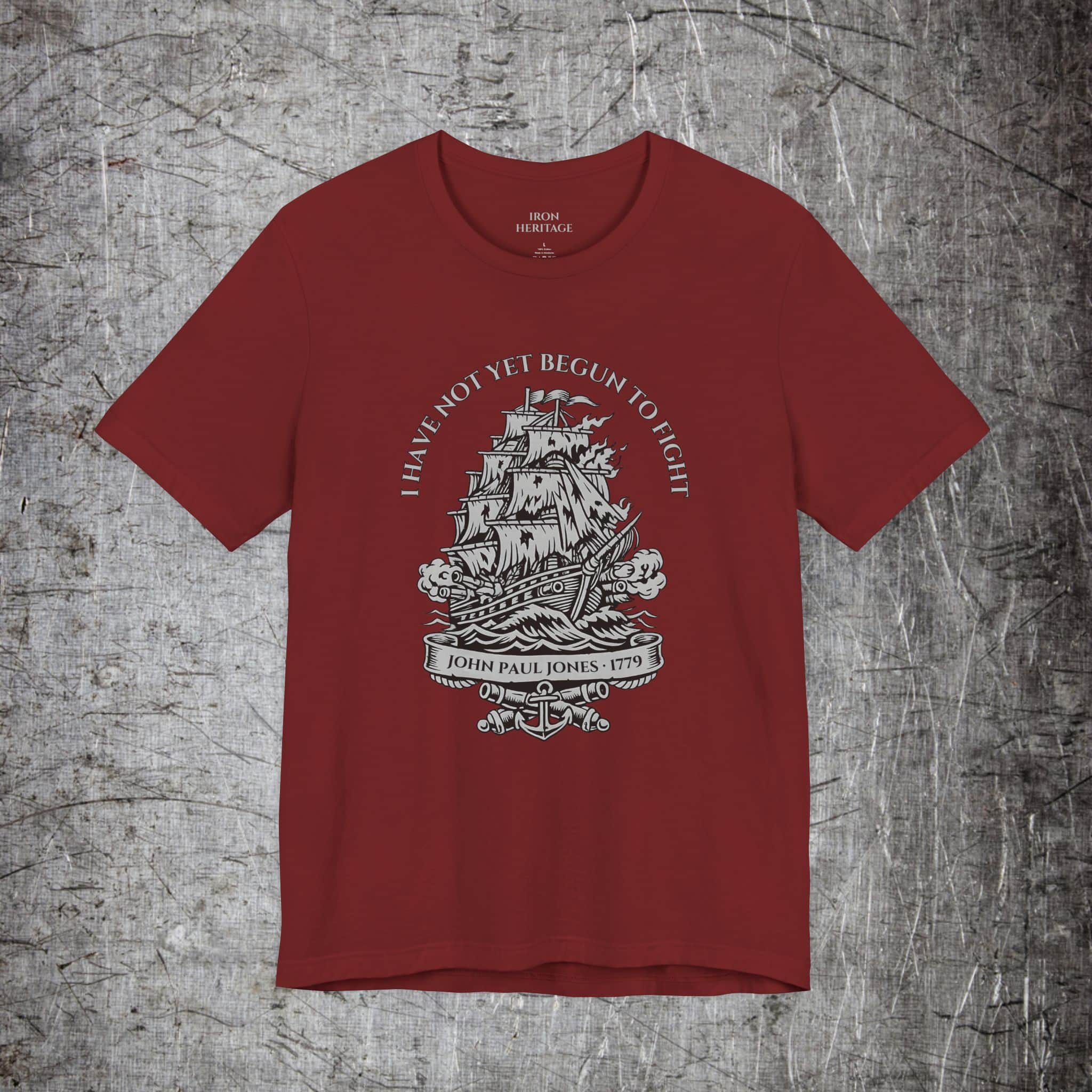 Iron Heritage T-Shirt Cardinal / S John Paul Jones T‑Shirt