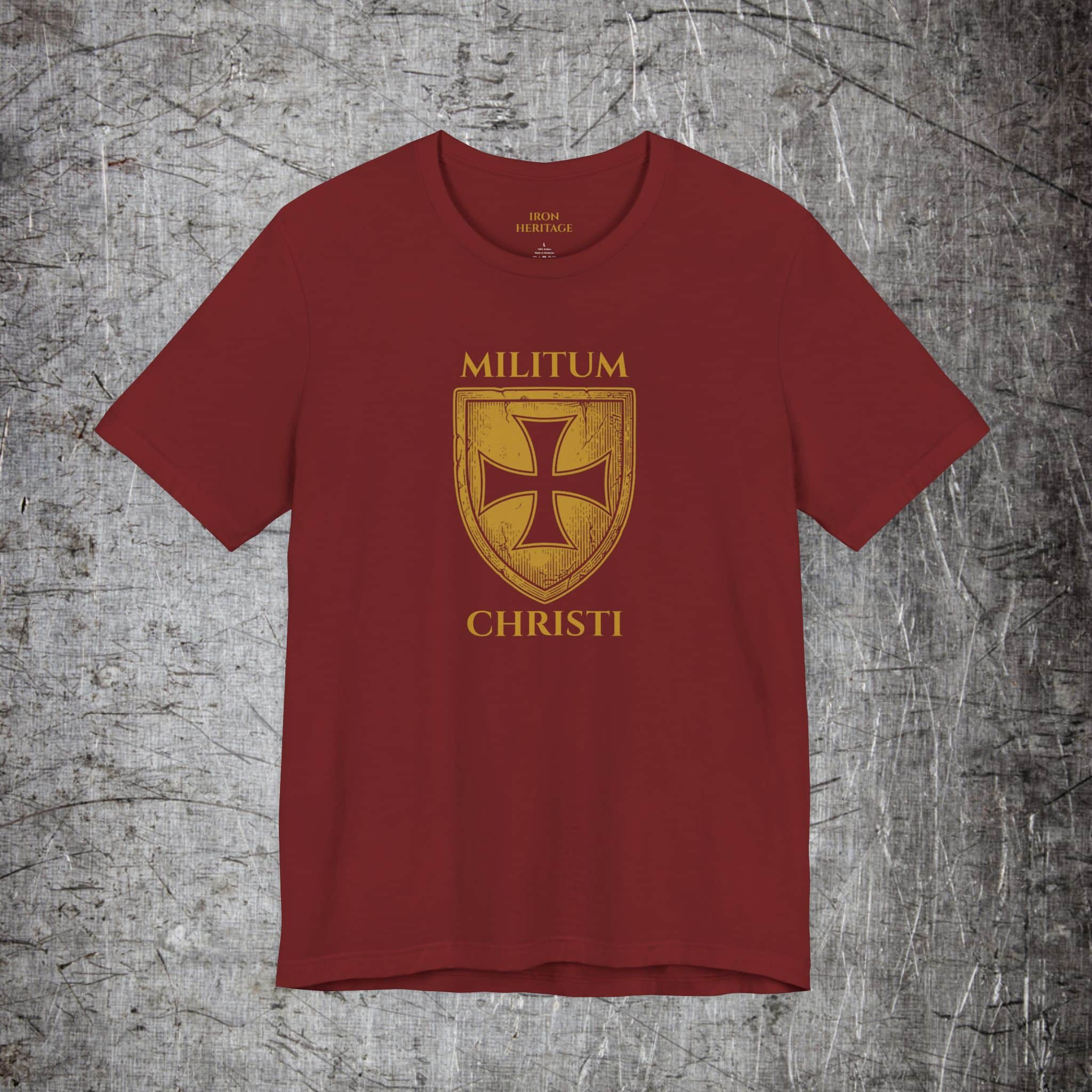 Iron Heritage T-Shirt Cardinal / S Militum Christi - Gold Edition T-Shirt