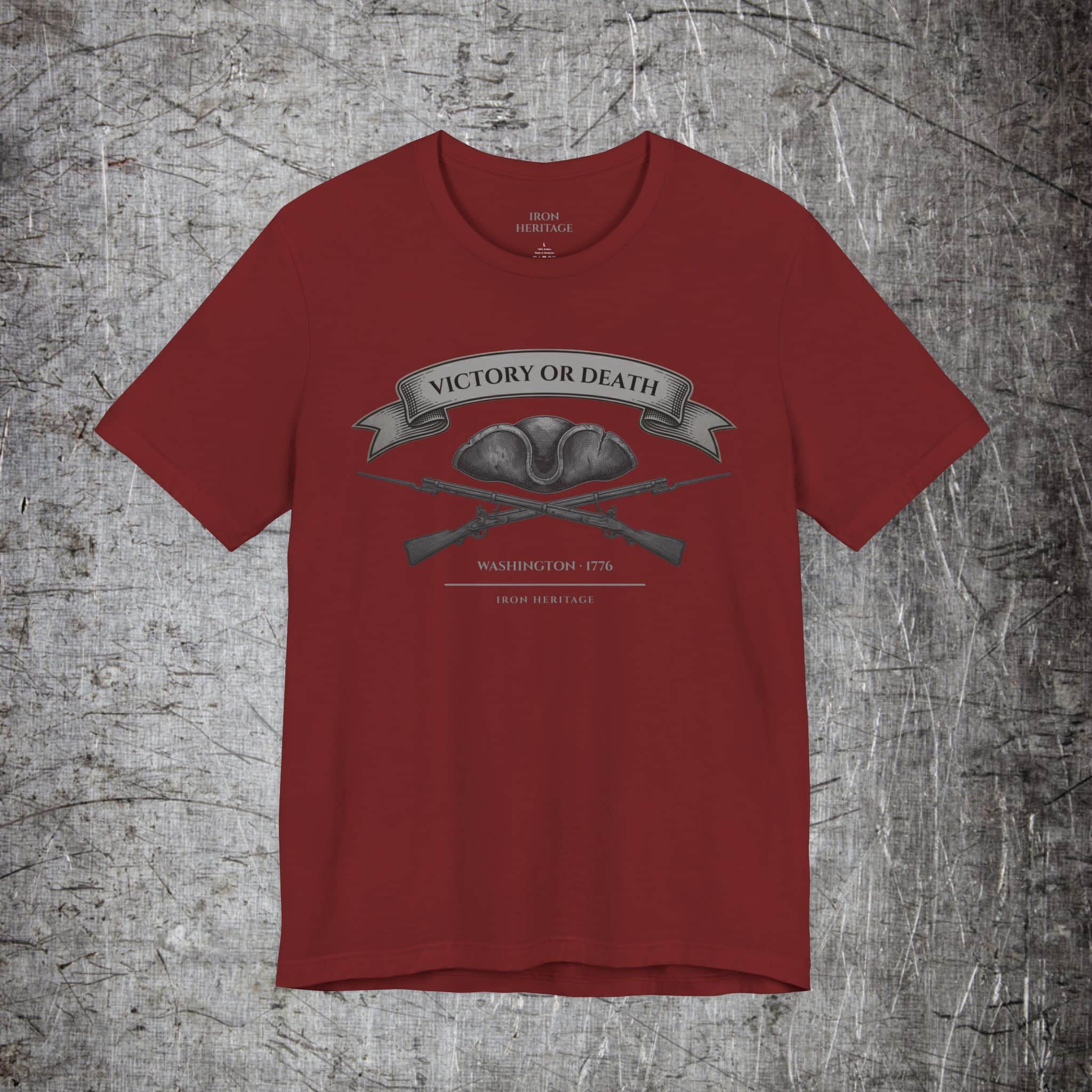 Iron Heritage T-Shirt Cardinal / S Victory or Death T-Shirt