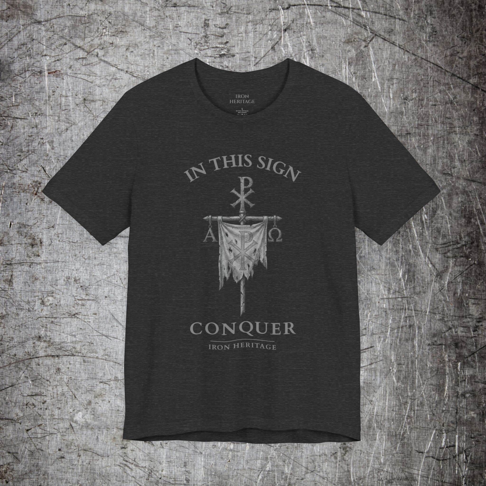 Iron Heritage T-Shirt Dark Grey Heather / S The Labarum T-Shirt