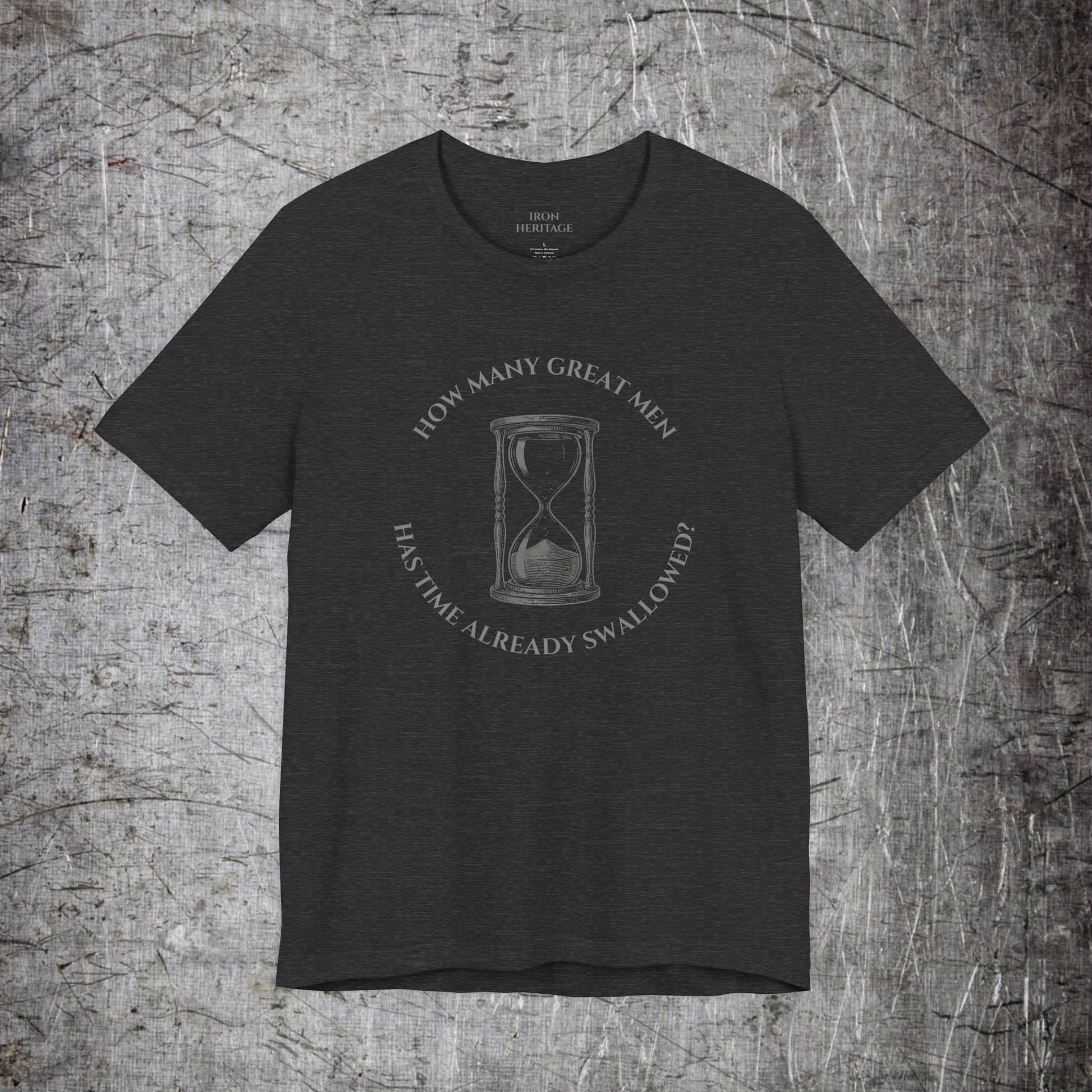 Iron Heritage T-Shirt Dark Grey Heather / S Time Already Swallowed T-Shirt