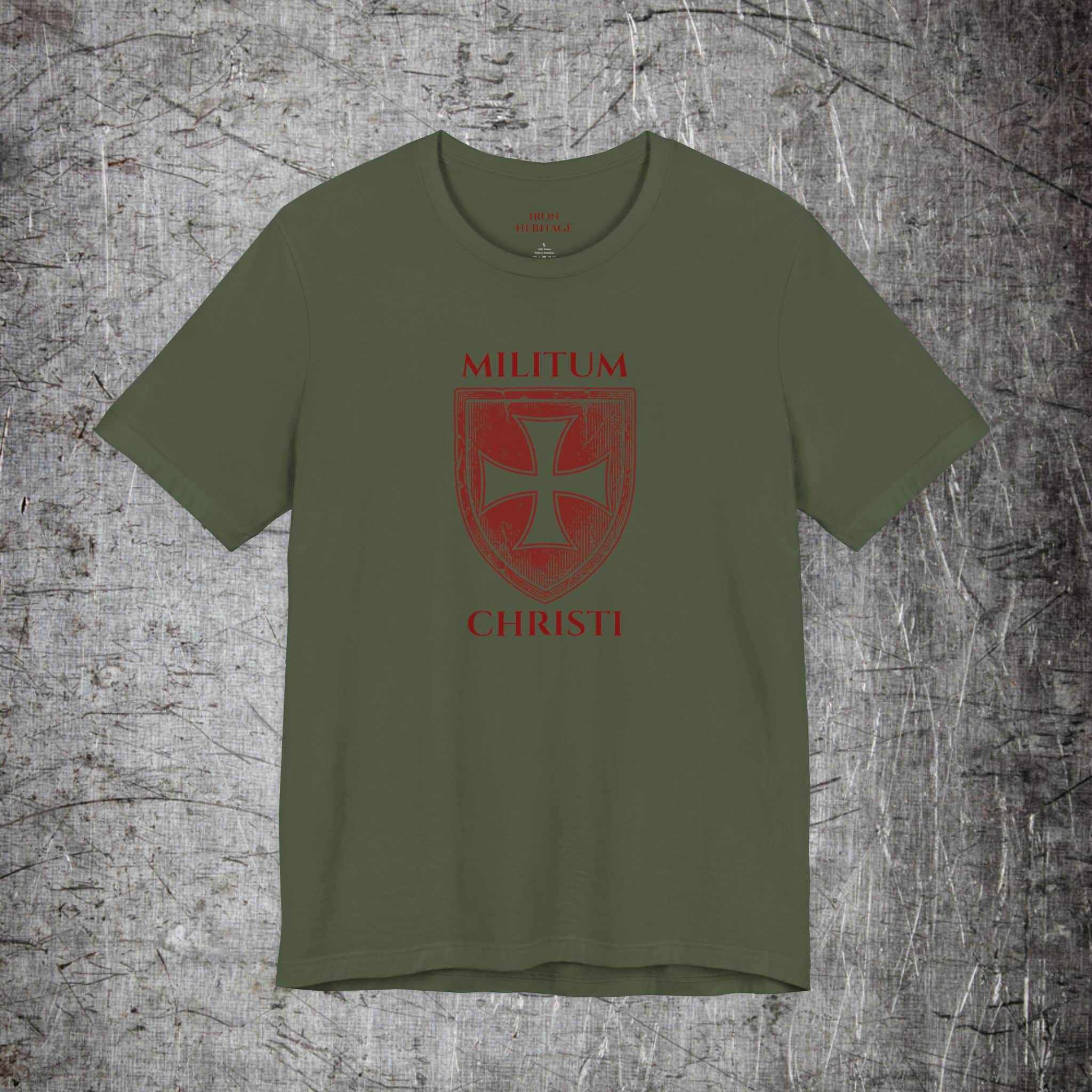 Iron Heritage T-Shirt Military Green / S Militum Christi T‑Shirt