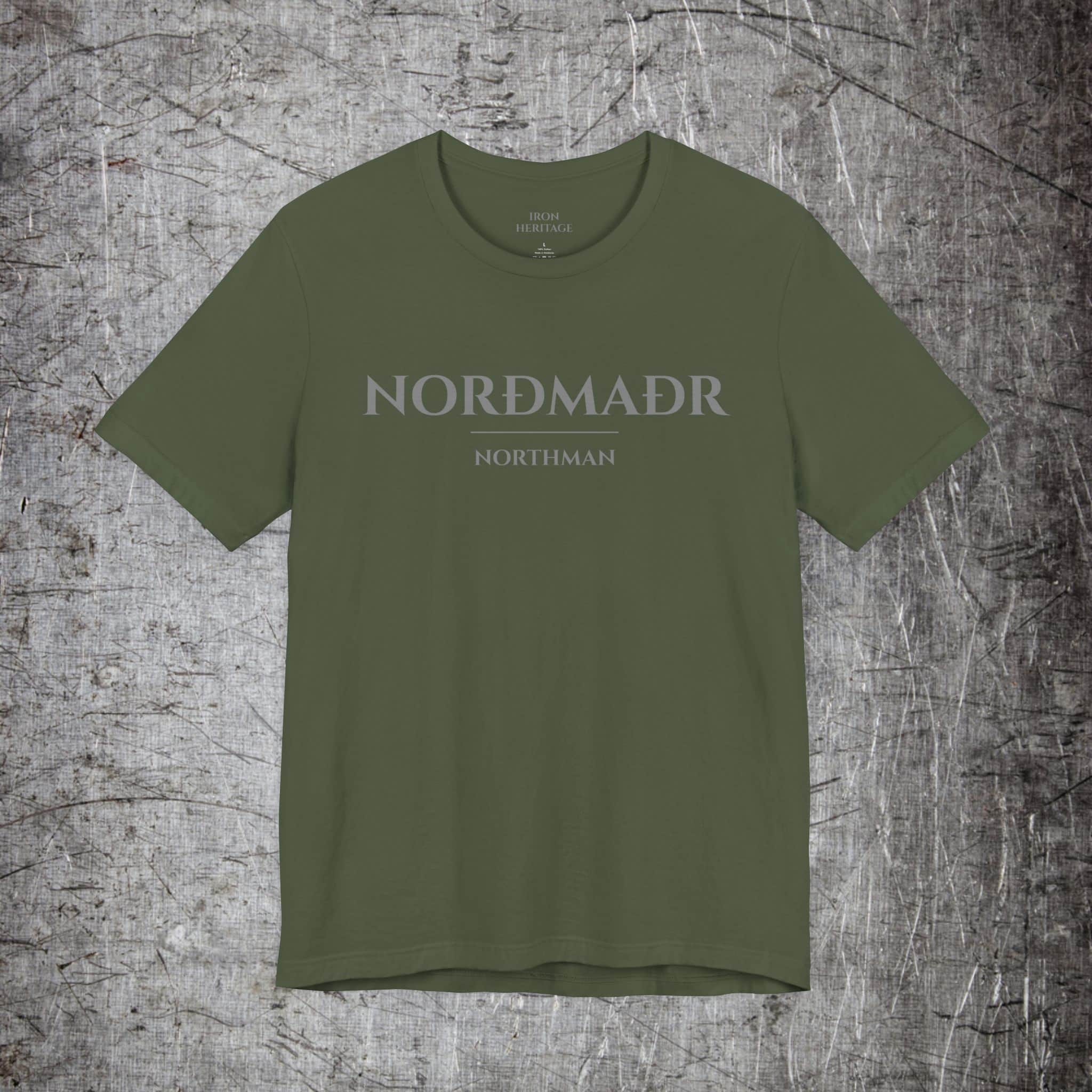 Iron Heritage T-Shirt Military Green / S Nordmadr Northman T-Shirt