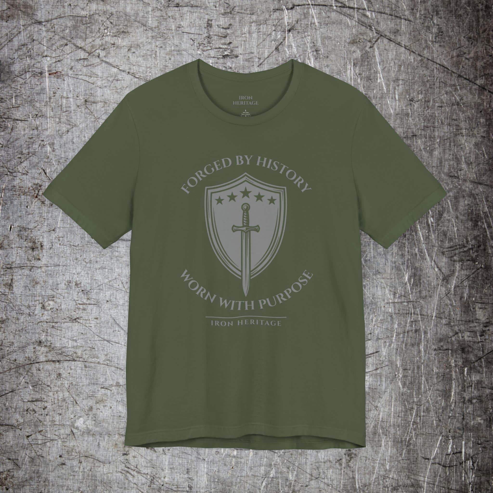 Iron Heritage T-Shirt Military Green / S The Foundry Seal T-Shirt