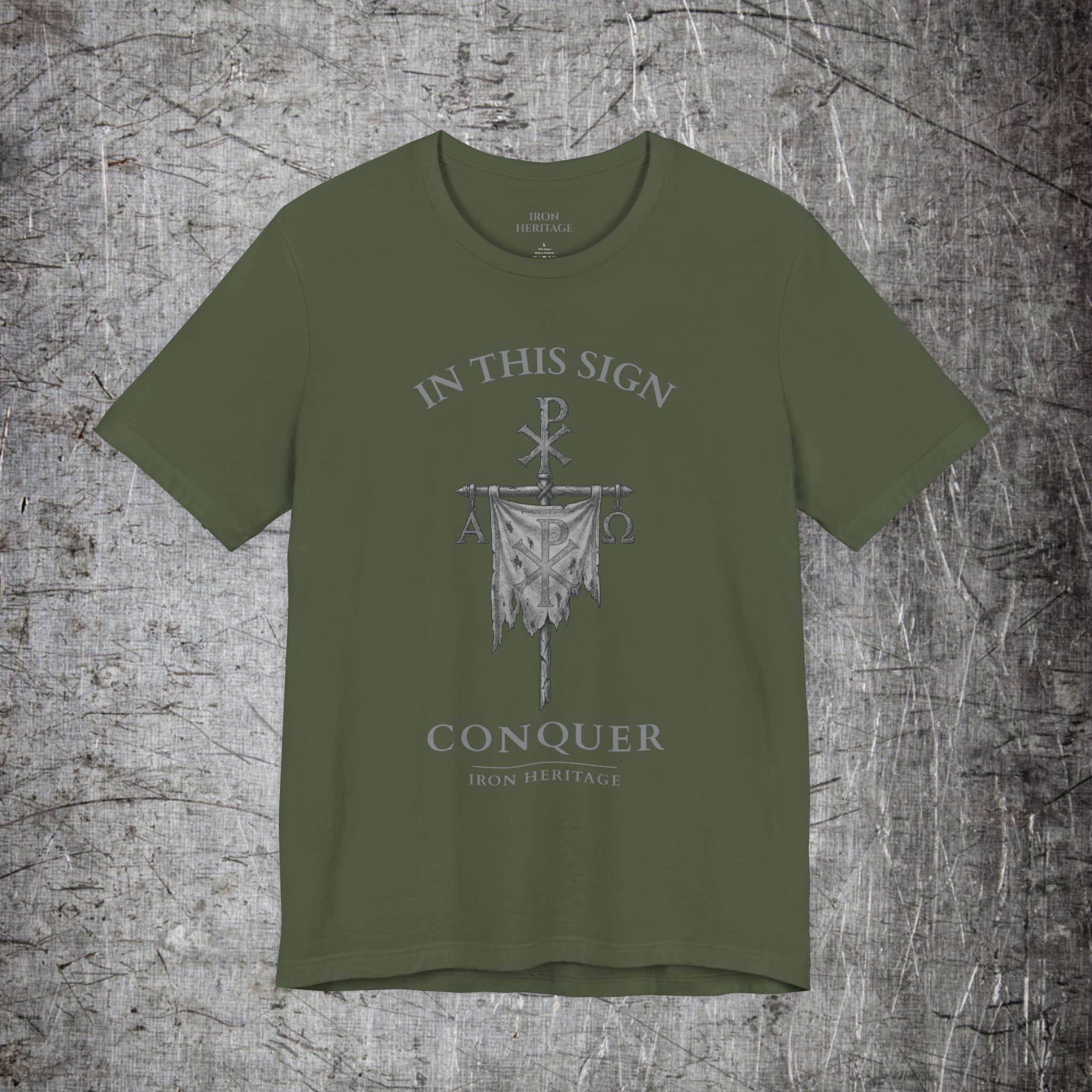 Iron Heritage T-Shirt Military Green / S The Labarum T-Shirt