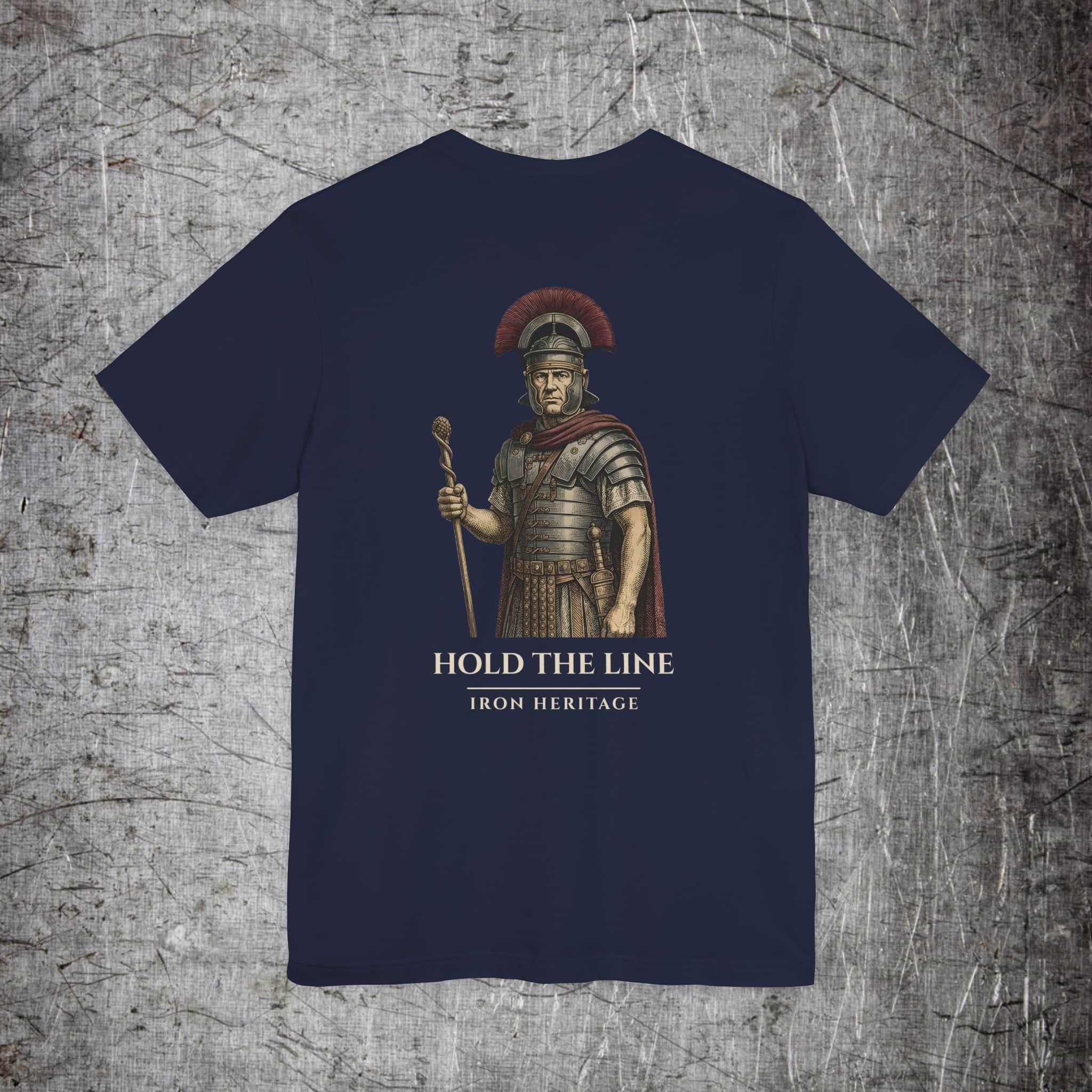 Iron Heritage T-Shirt Navy / S The Centurion — Hold the Line T-Shirt