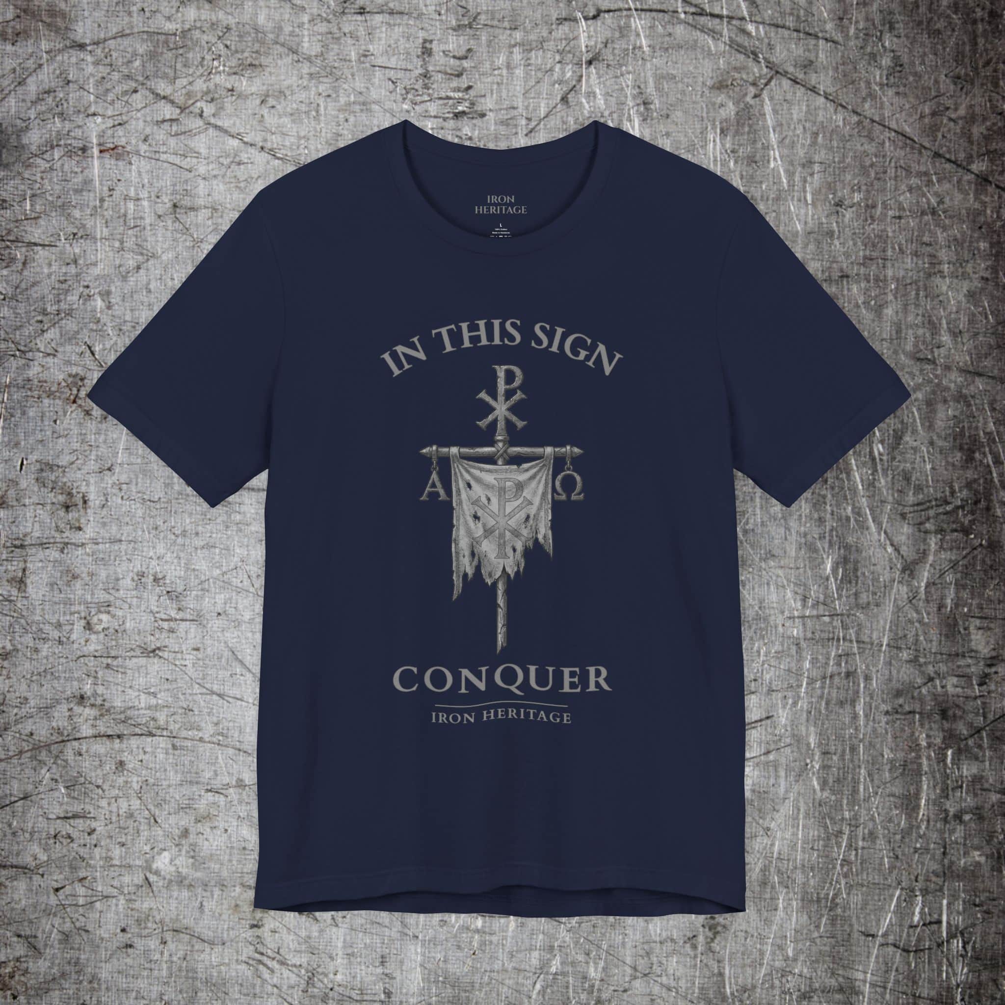 Iron Heritage T-Shirt Navy / S The Labarum T-Shirt
