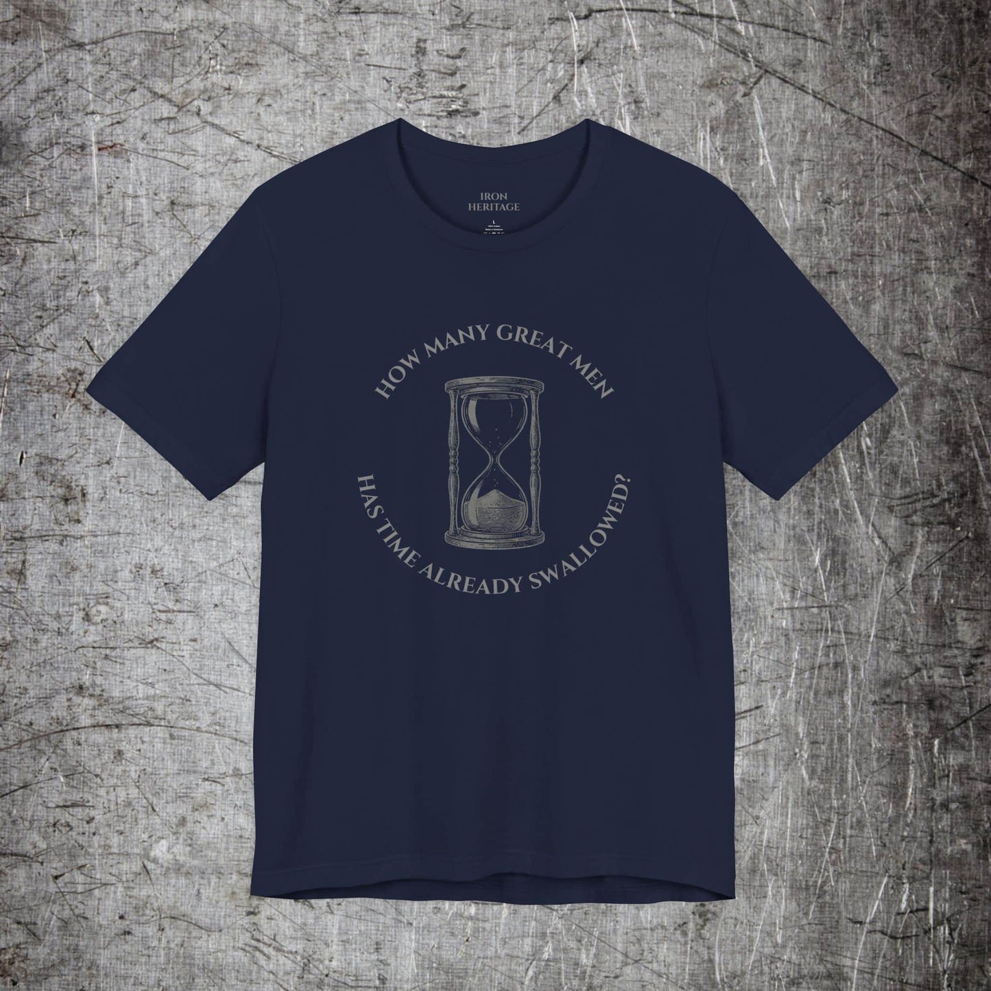 Iron Heritage T-Shirt Navy / S Time Already Swallowed T-Shirt