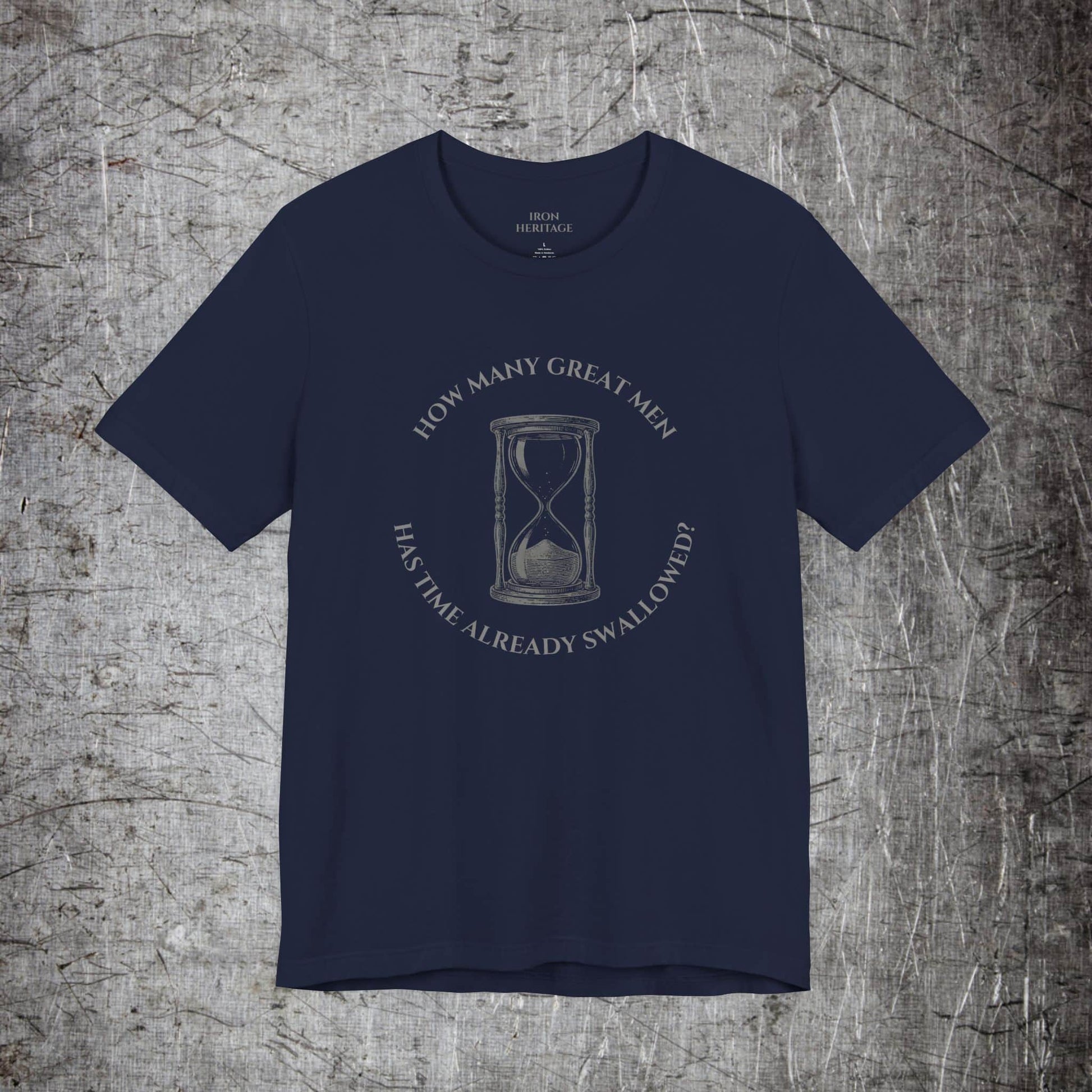 Iron Heritage T-Shirt Navy / S Time Already Swallowed T-Shirt