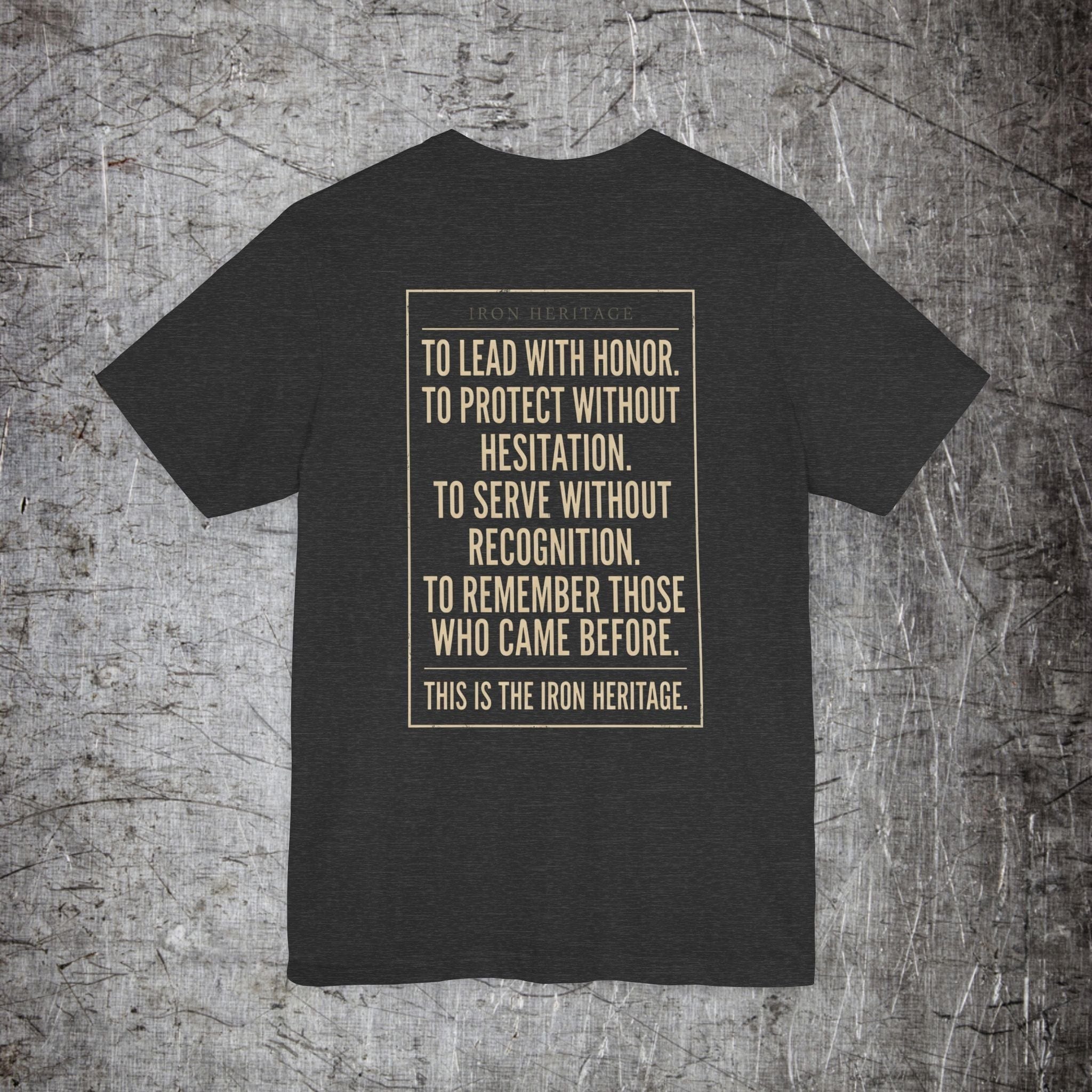 Iron Heritage T-Shirt S / Dark Grey Heather The Oath T-Shirt