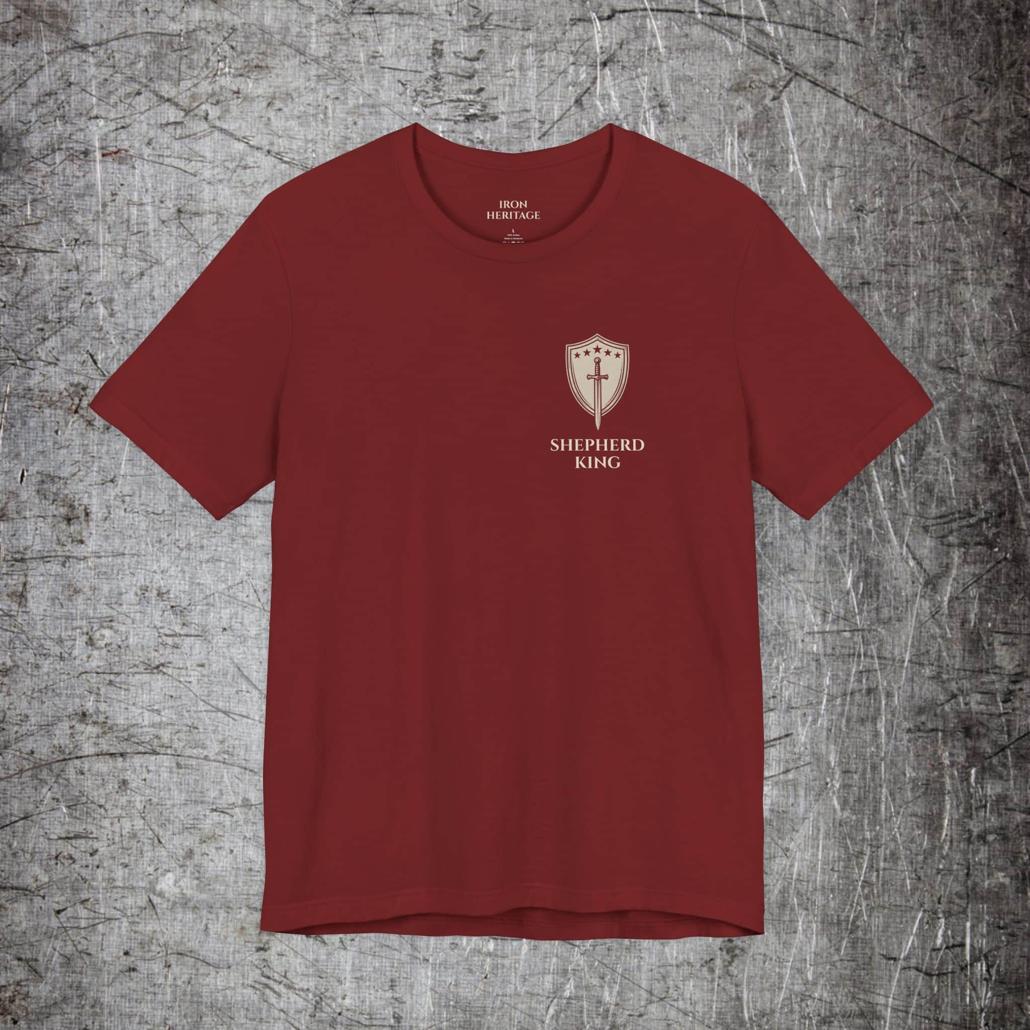 Iron Heritage T-Shirt Shepherd King — David and Goliath T-Shirt