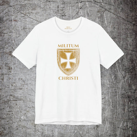 Iron Heritage T-Shirt White / S Militum Christi - Gold Edition T-Shirt